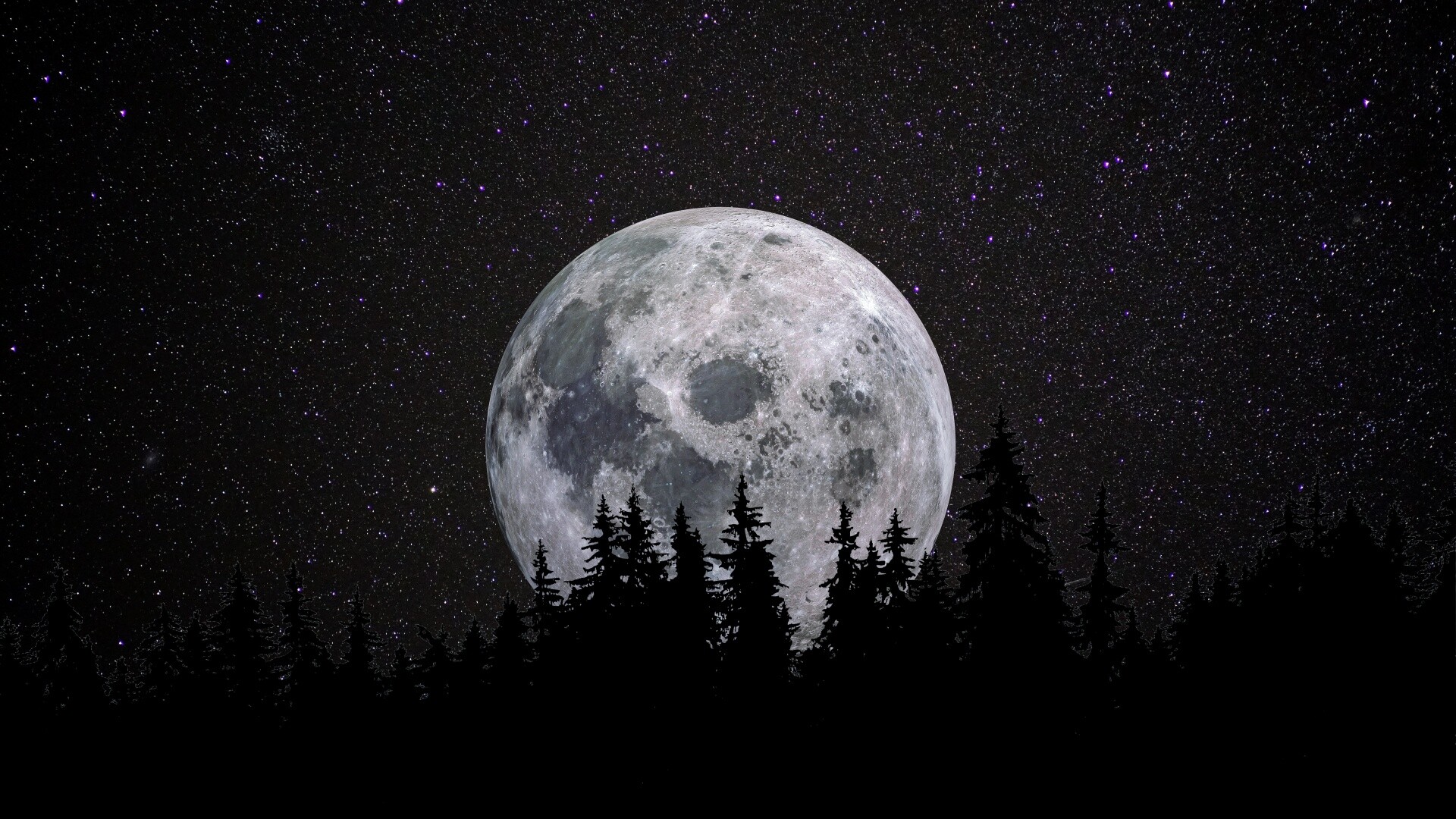 Supermoon, Moon Wallpaper, 1920x1080 Full HD Desktop