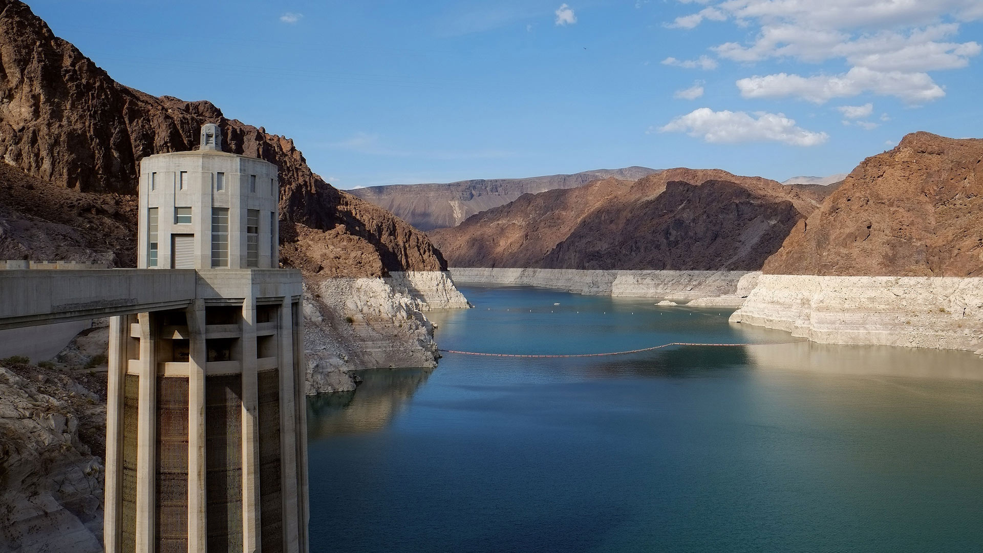 Shrinking lake, Mead water levels, Official shortage, 1920x1080 Full HD Desktop