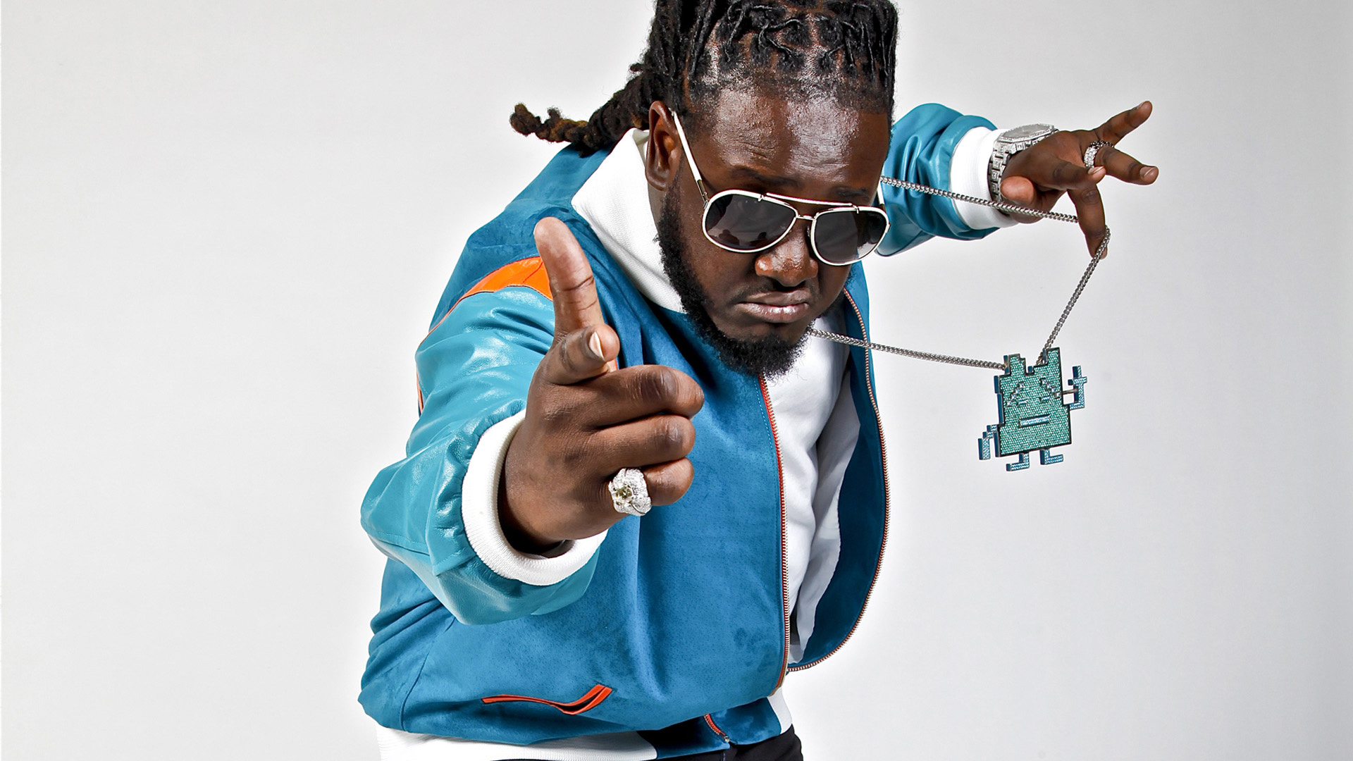 T-Pain fanart, Musician's artwork, FanartTV gallery, T-Pain tribute, 1920x1080 Full HD Desktop