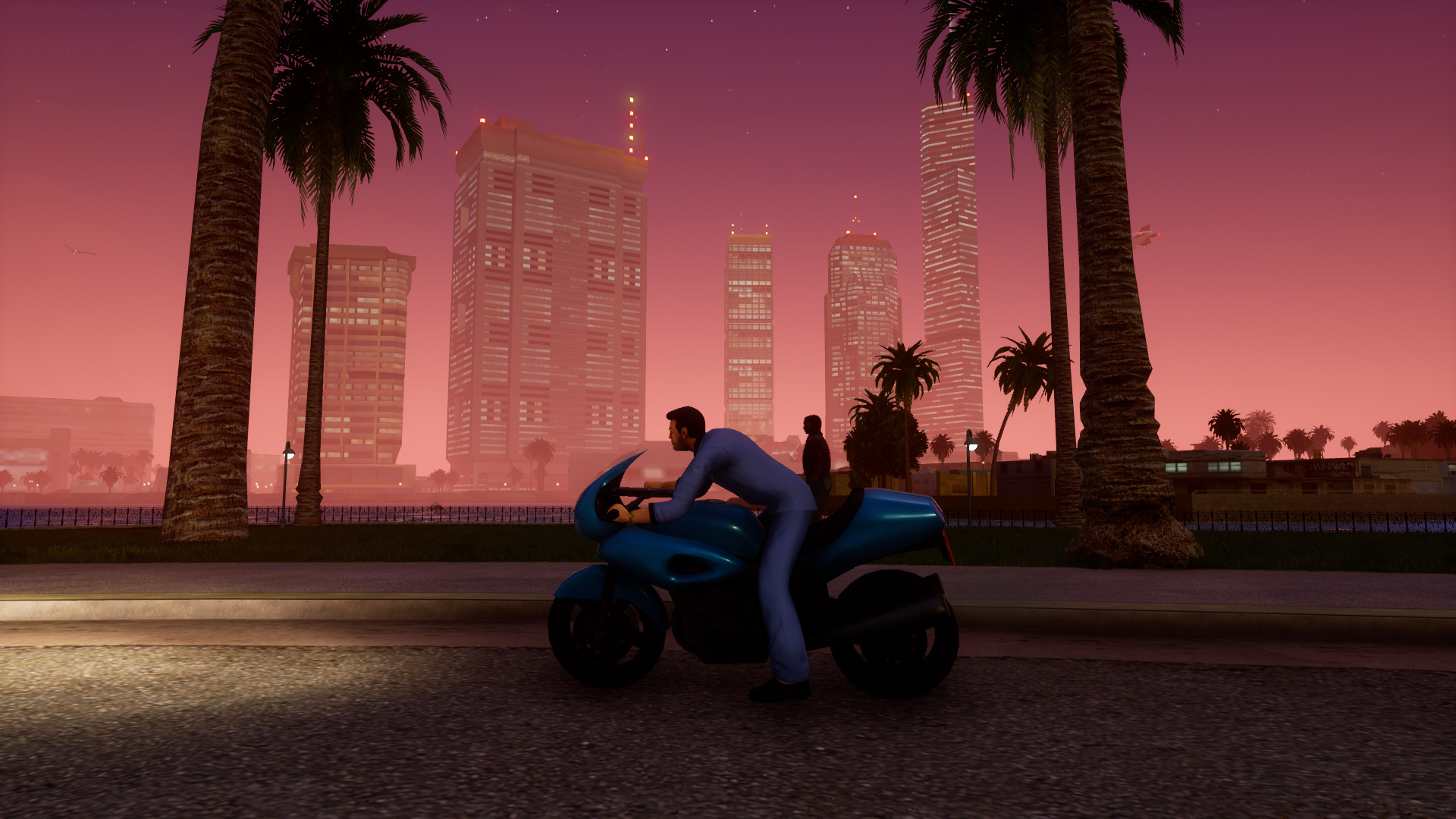 GTA: Vice City, Vibrant screenshots, Rgtatrilogy collection, Nostalgic favorite, 1920x1080 Full HD Desktop