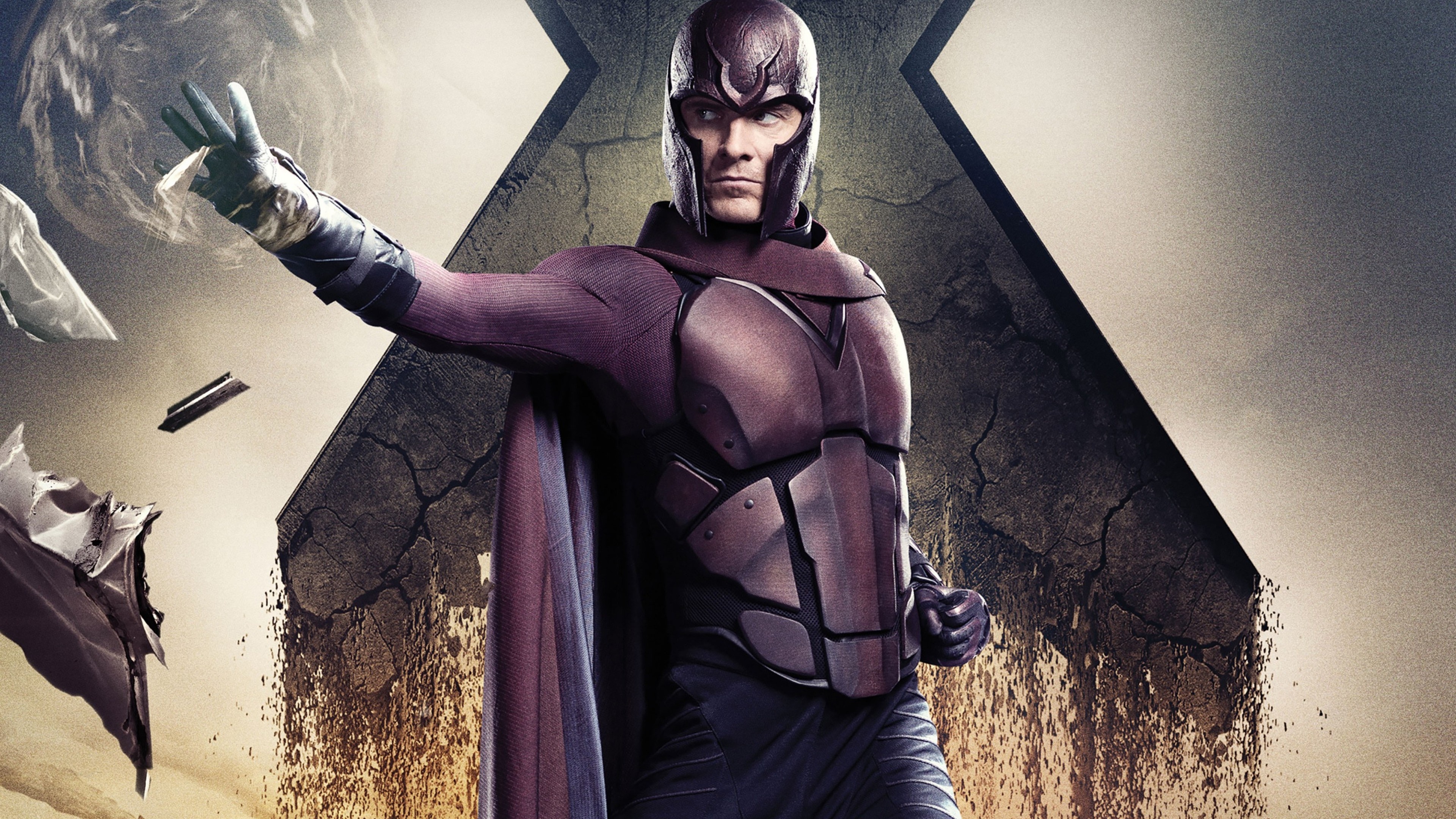 Magneto, X-Men movies, Michael Fassbender, Sony Xperia, 3840x2160 4K Desktop