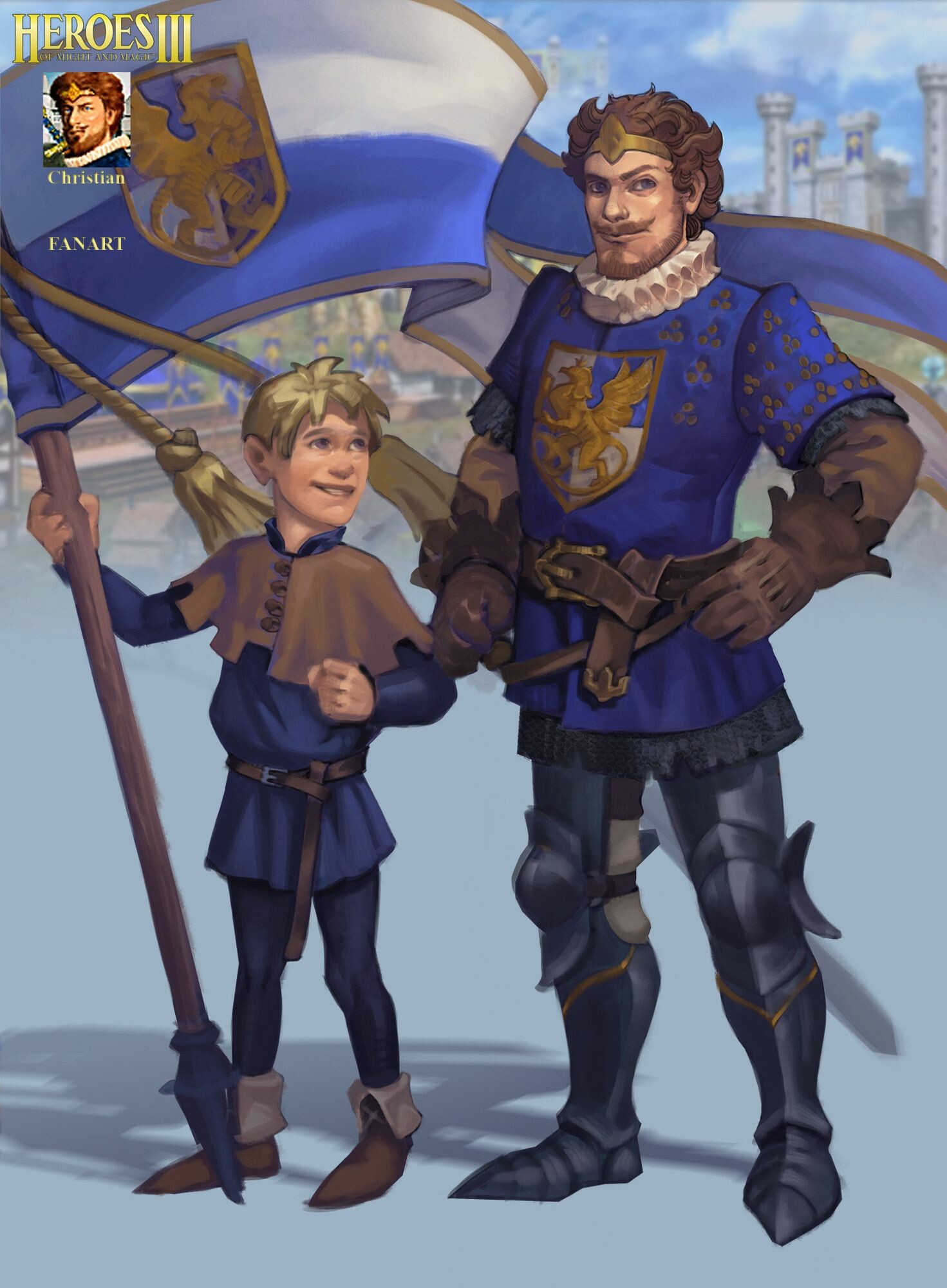 Art poster, Heroes of Might and Magic Wallpaper, 1480x2000 HD Phone