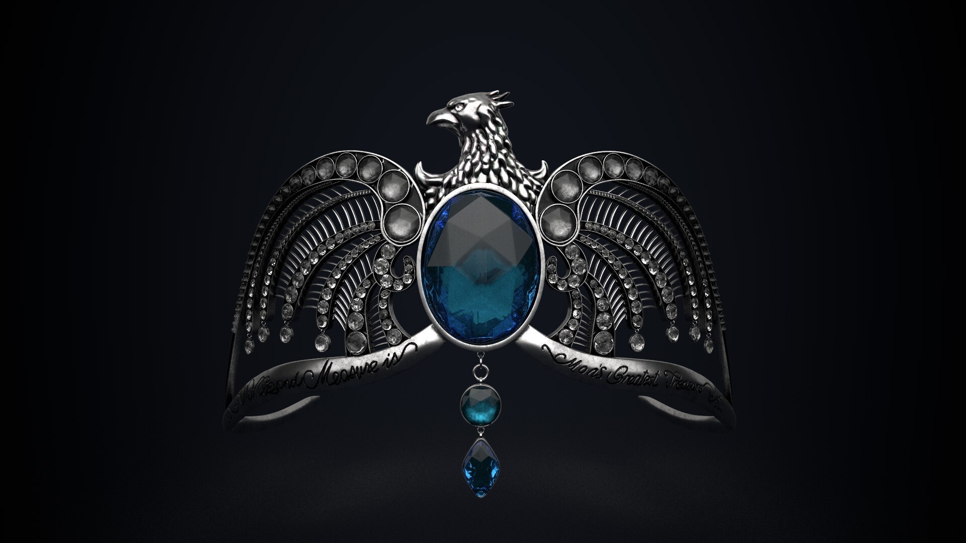 Rowena Ravenclaw's diadem, Diadem Wallpaper, 1920x1080 Full HD Desktop