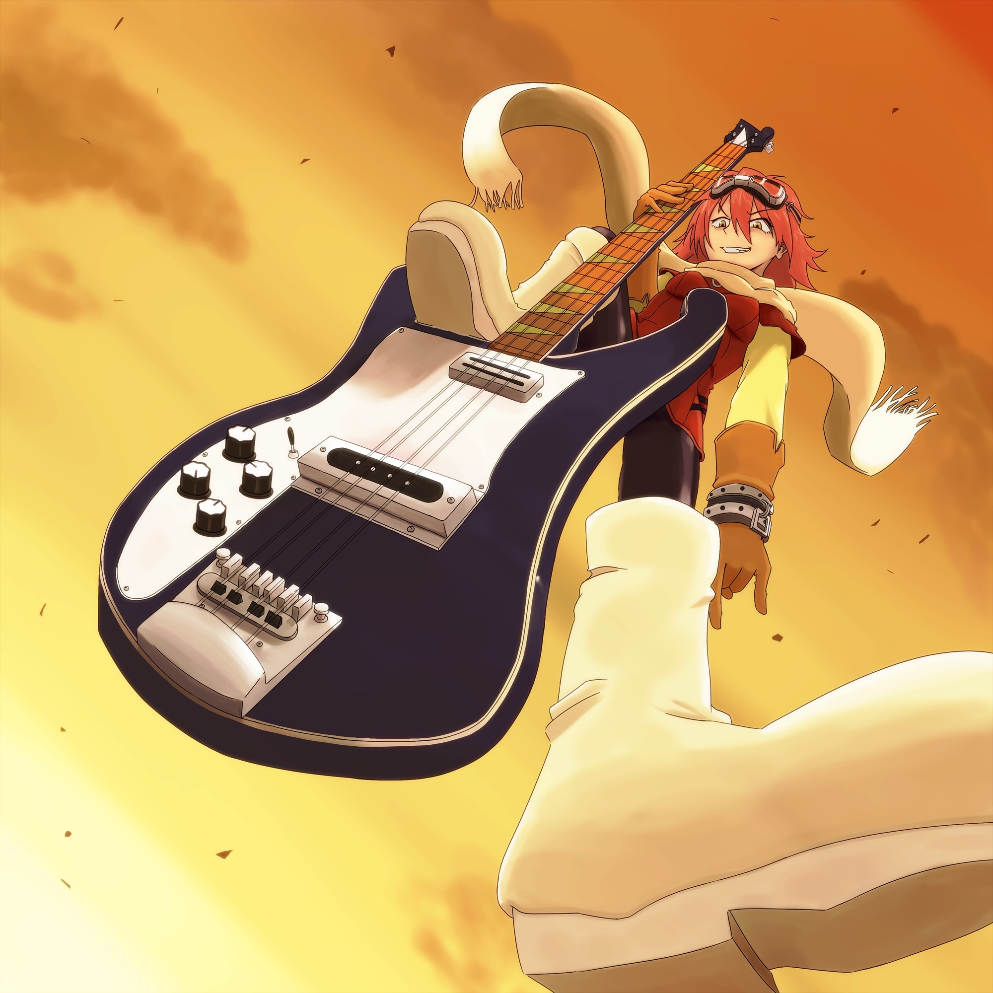 Haruko Haruhara, Anime character, FLCL series, Zerochan gallery, 2000x2000 HD Phone
