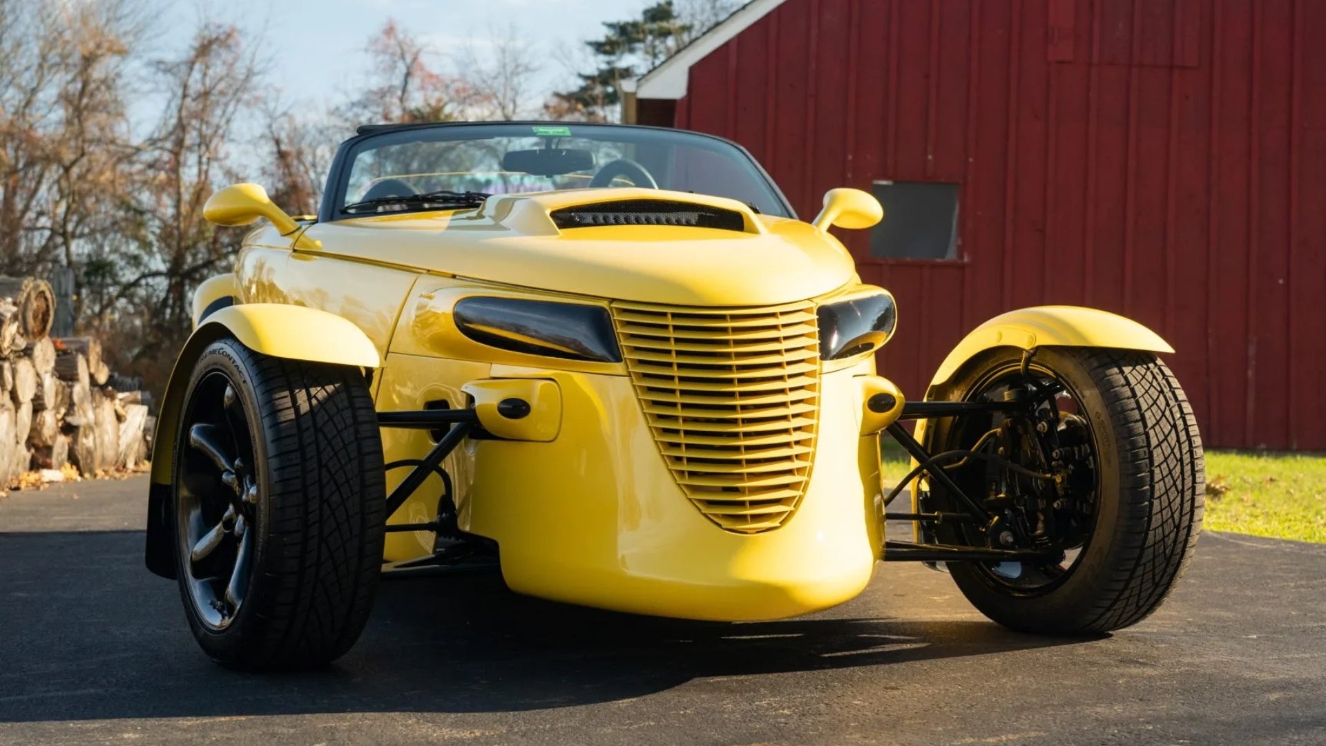 Plymouth Prowler, Hemi engine, Hot rod style, Unique Chrysler creation, 1920x1080 Full HD Desktop