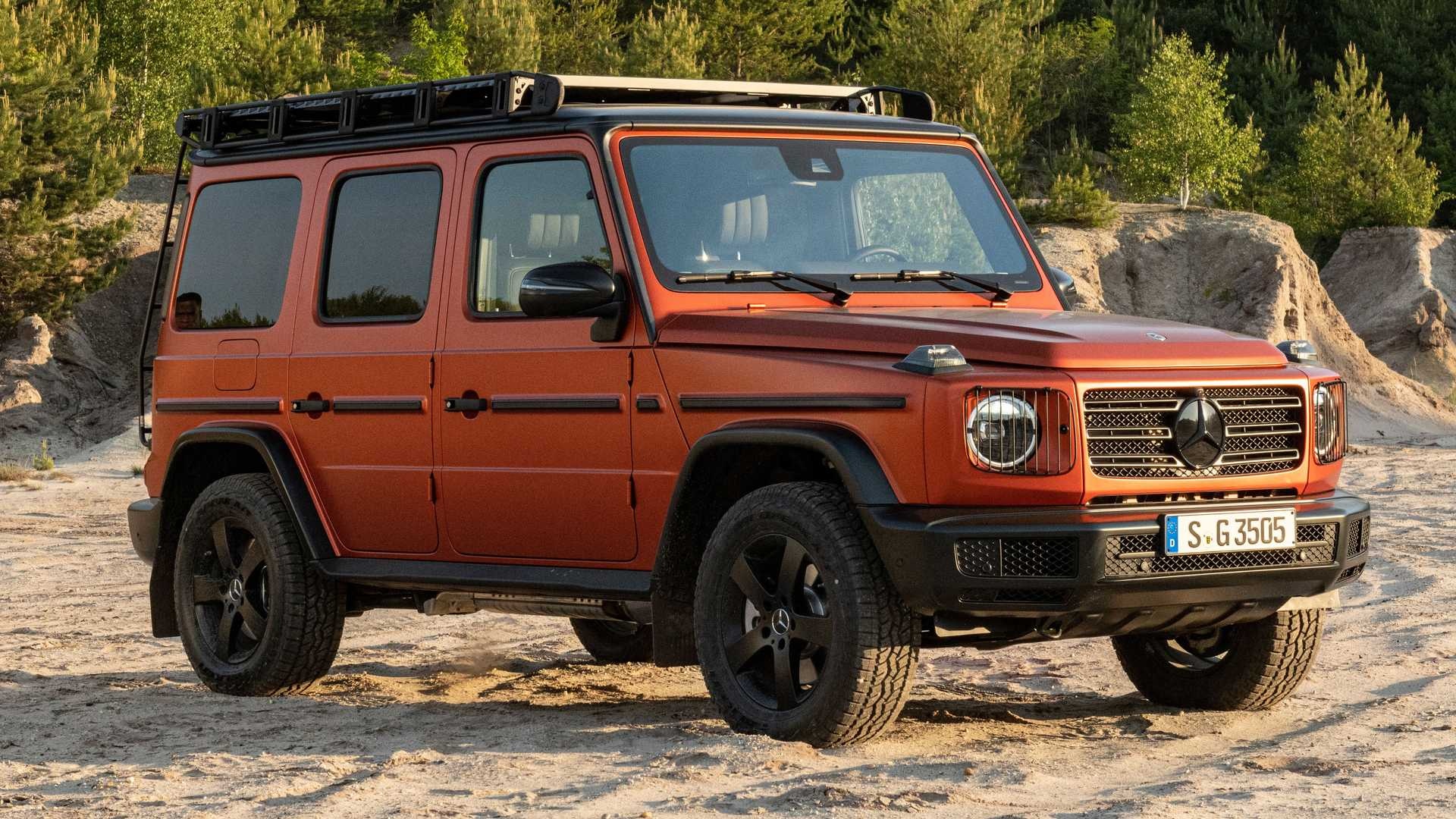 Mercedes-Benz G-Class, Stylish exterior trim, 2022 updates, Professional line, 1920x1080 Full HD Desktop