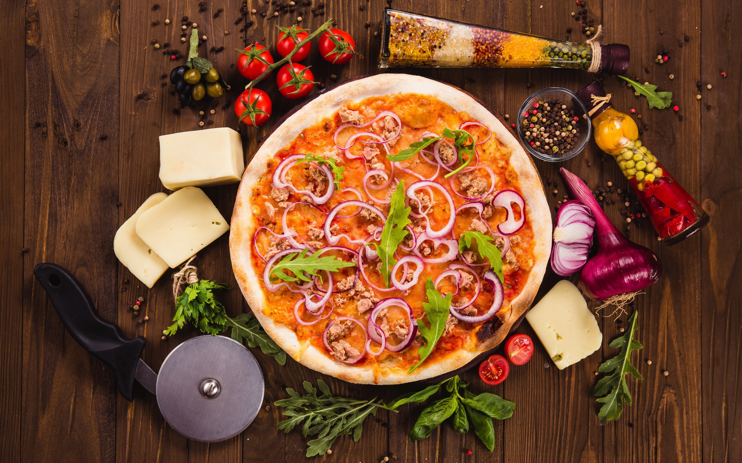 Food and pizza, Baking delights, Dual wide wallpaper, Delicious food photography, 2560x1600 HD Desktop