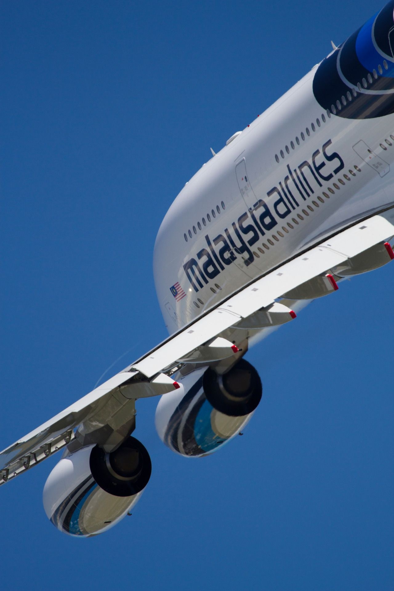 Malaysia Airlines, Travels, Airbus A380, Close-up view, 1280x1920 HD Phone