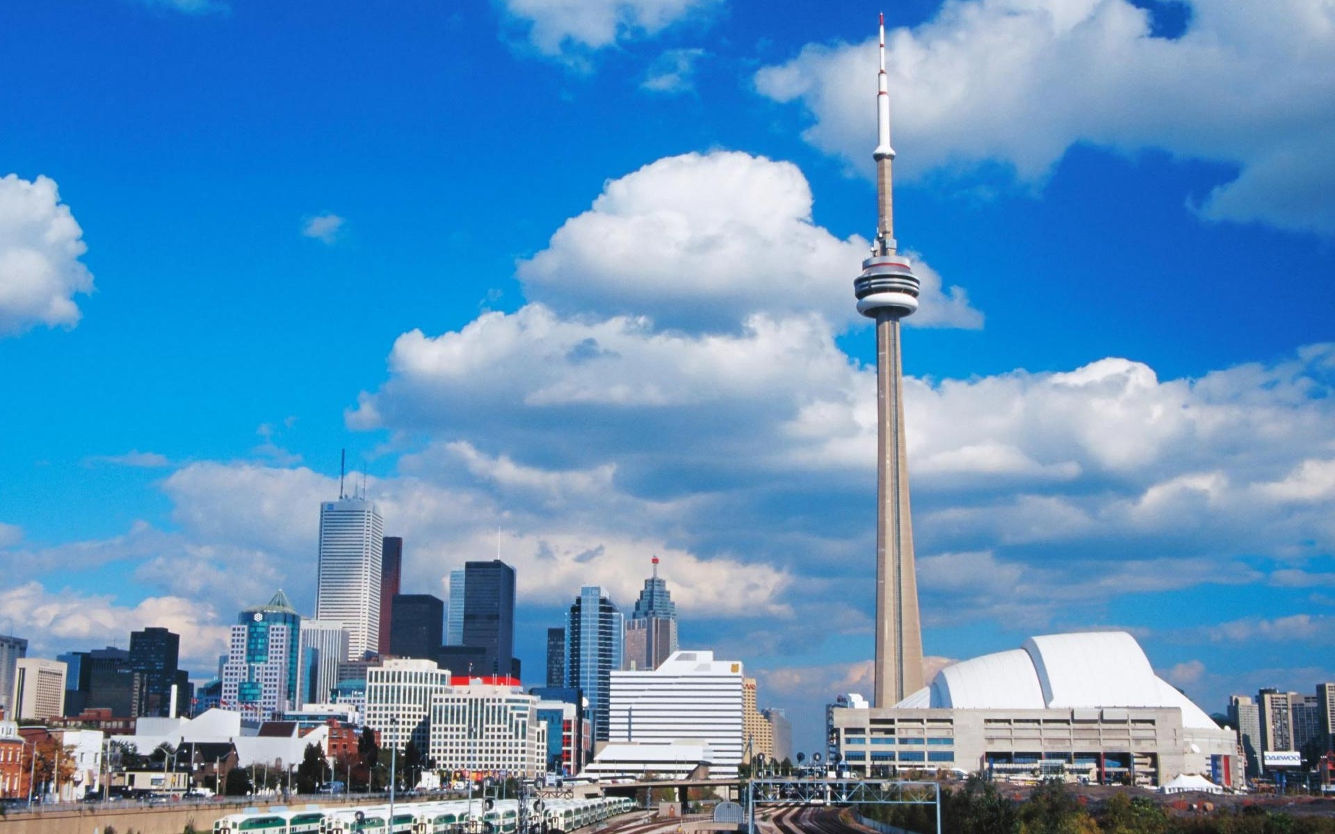 CN Tower HD wallpapers, Travel HD wallpapers, Toronto HD wallpaper, Toronto Raptors wallpaper HD, 1920x1200 HD Desktop