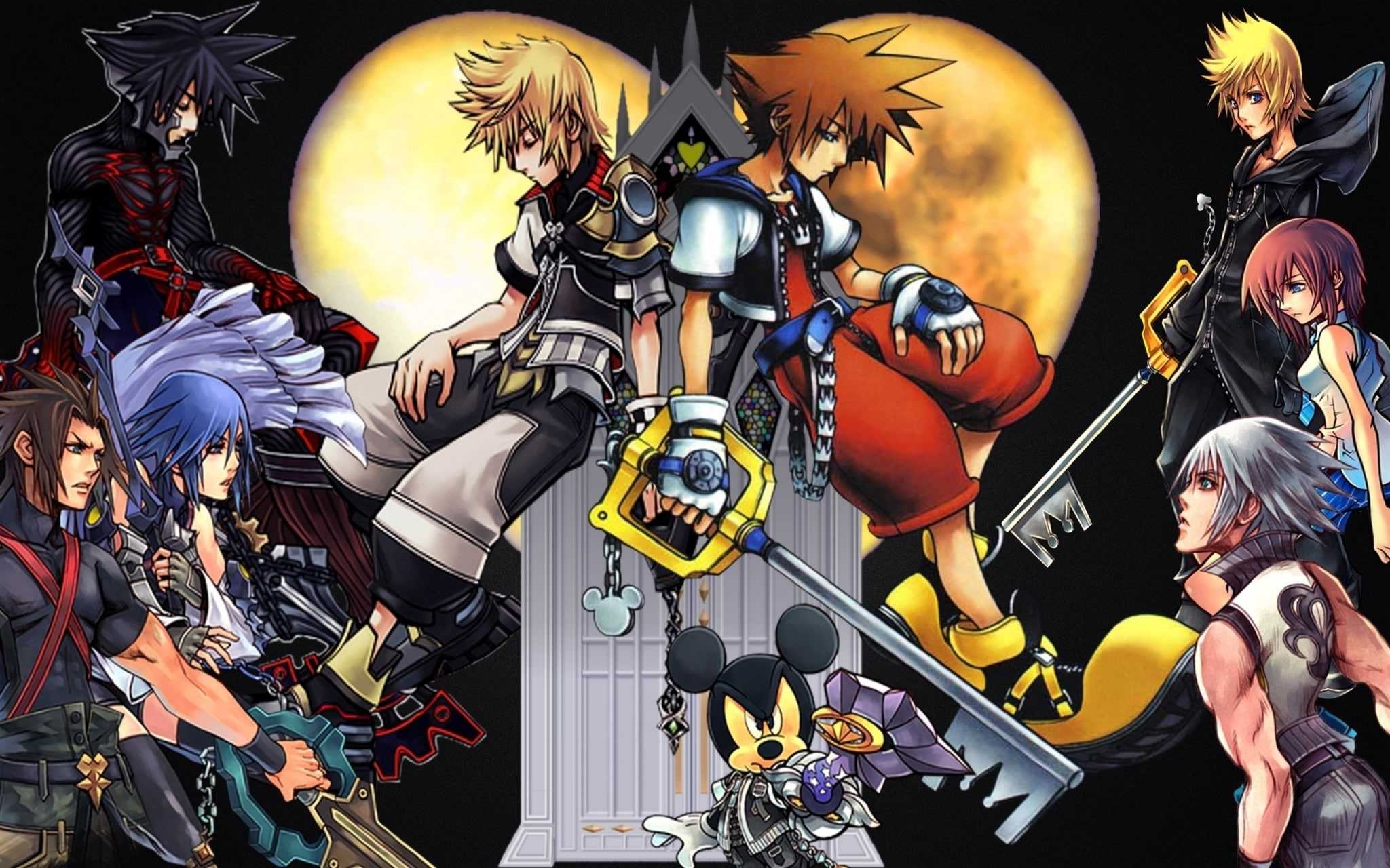 Kingdom Hearts Birth by Sleep, Android wallpaper, Creative design, Artistic representation, 2050x1280 HD Desktop