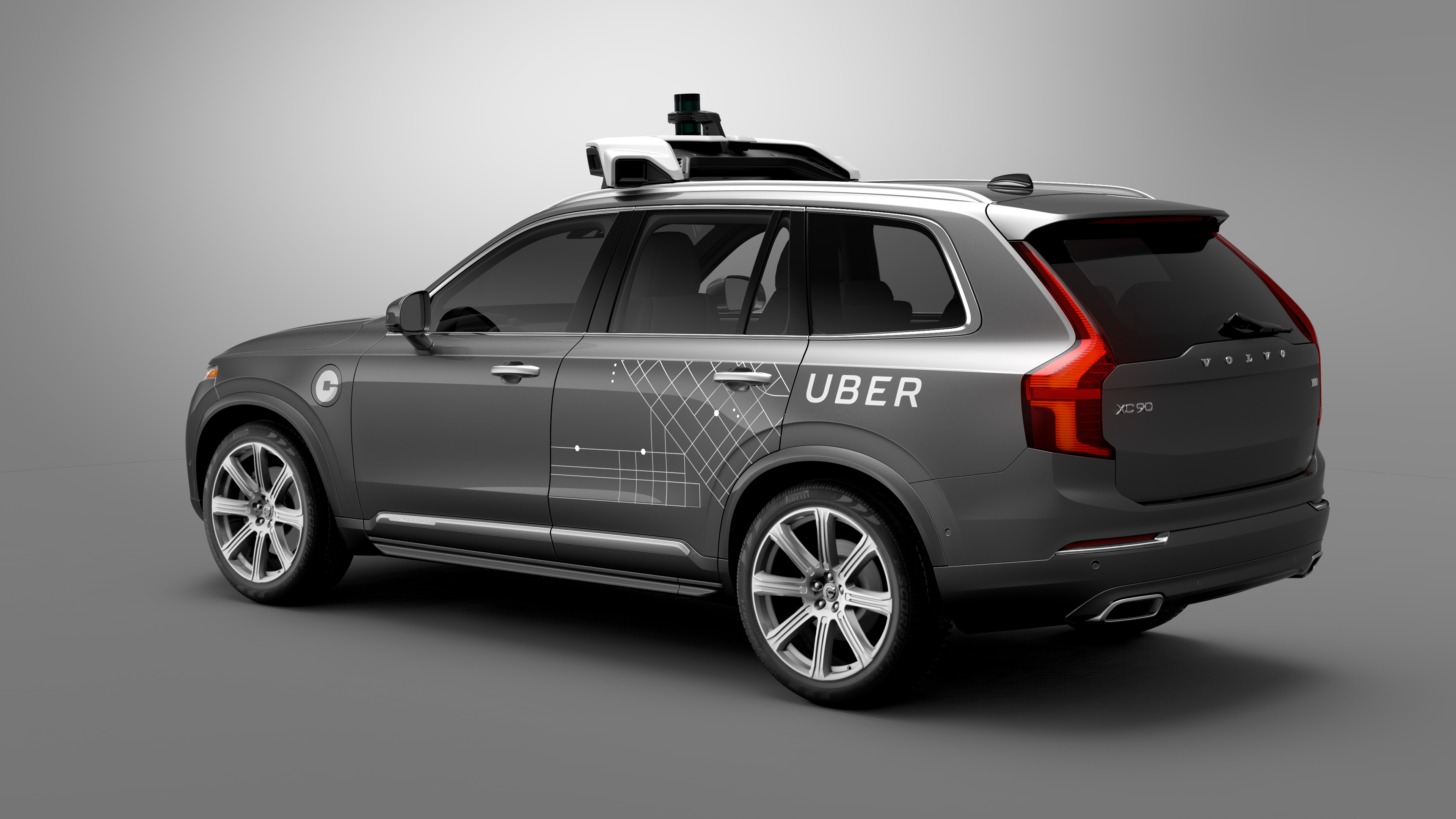 Volvo XC90, Self-driving tests, Volvo partnership, Technological progress, 3840x2160 4K Desktop