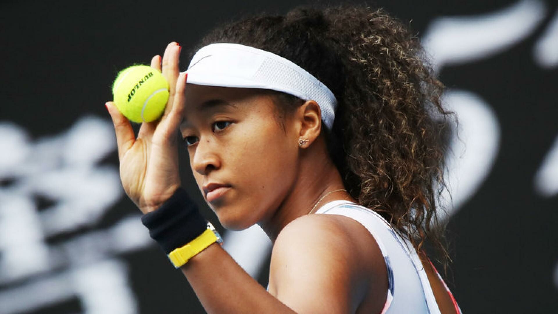 Naomi Osaka, Semi finals, W&S Open, Play suspended, 1920x1090 HD Desktop