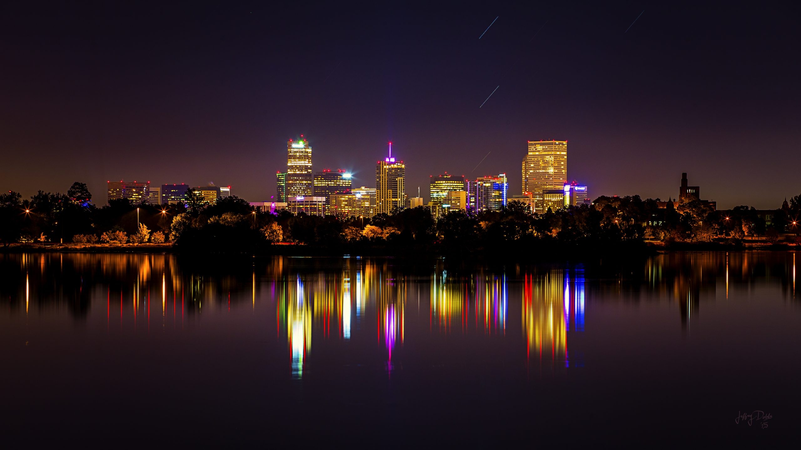 Denver Skyline, Travels, Downtown Denver, Sloan Lake, 2560x1440 HD Desktop