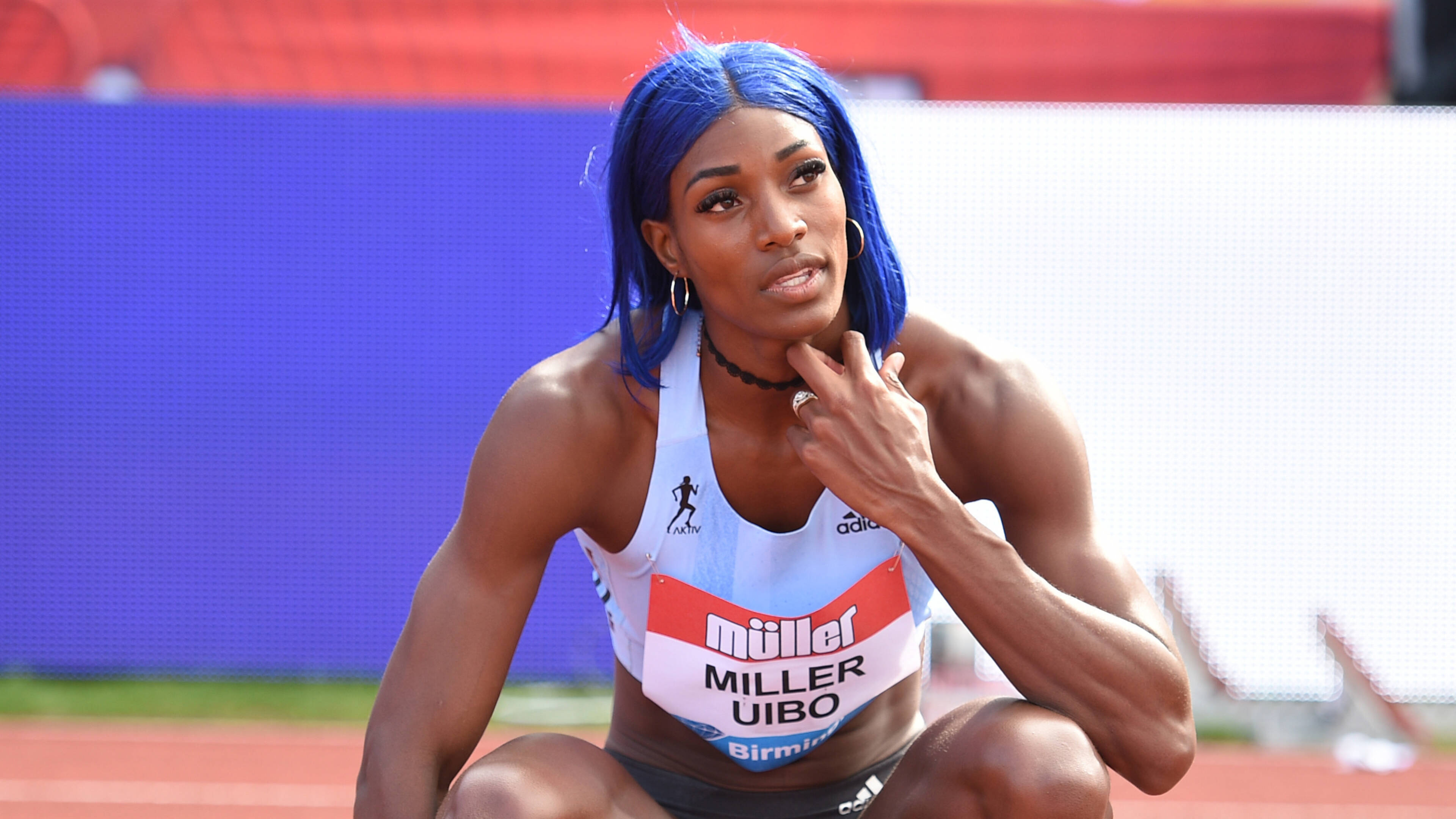 Shaunae Miller-Uibo, Podium in Birmingham, Schippers' presence, Victory for Miller-Uibo, 3840x2160 4K Desktop