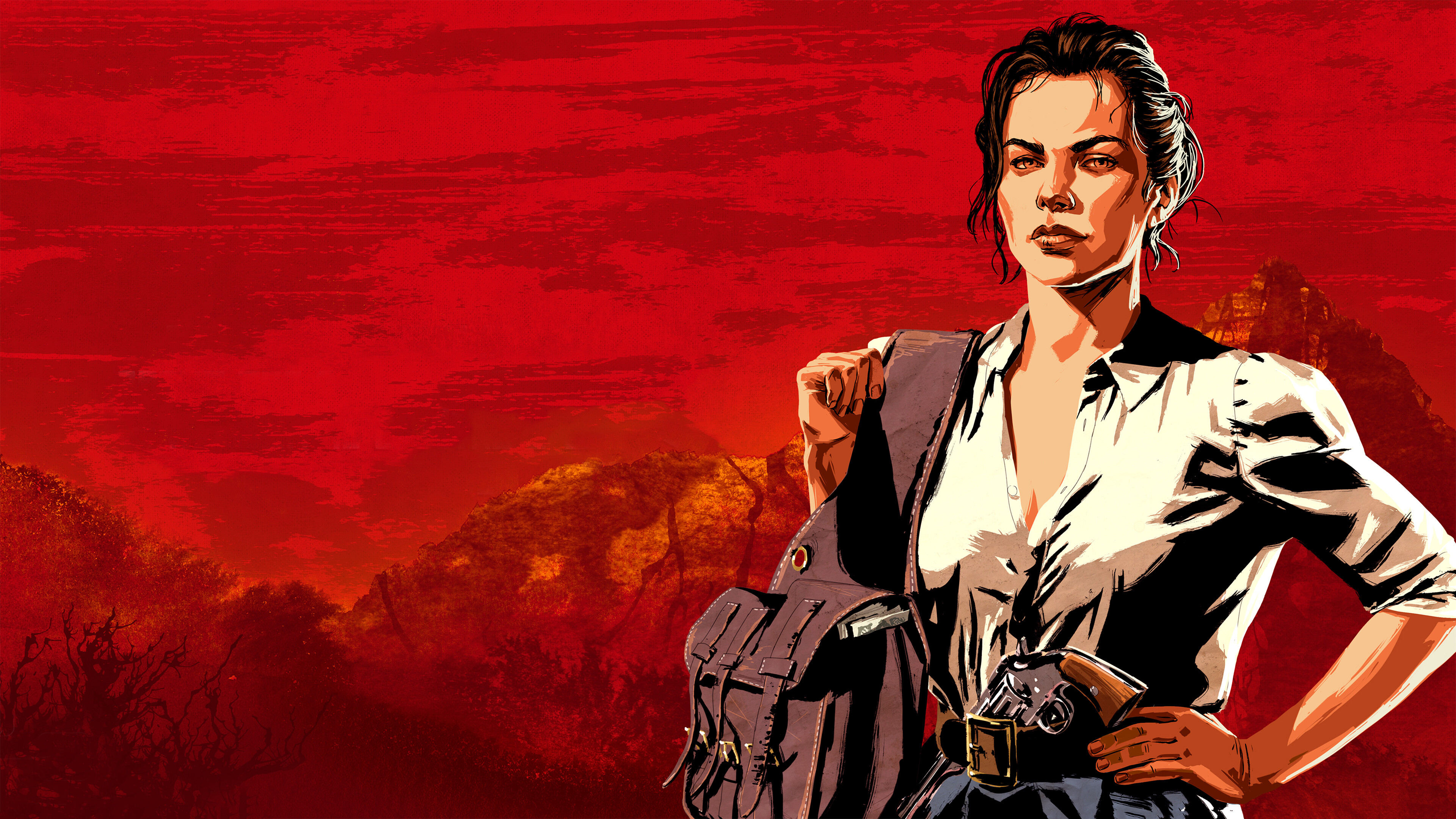 Abigail, Red Dead Redemption Wallpaper, 3840x2160 4K Desktop