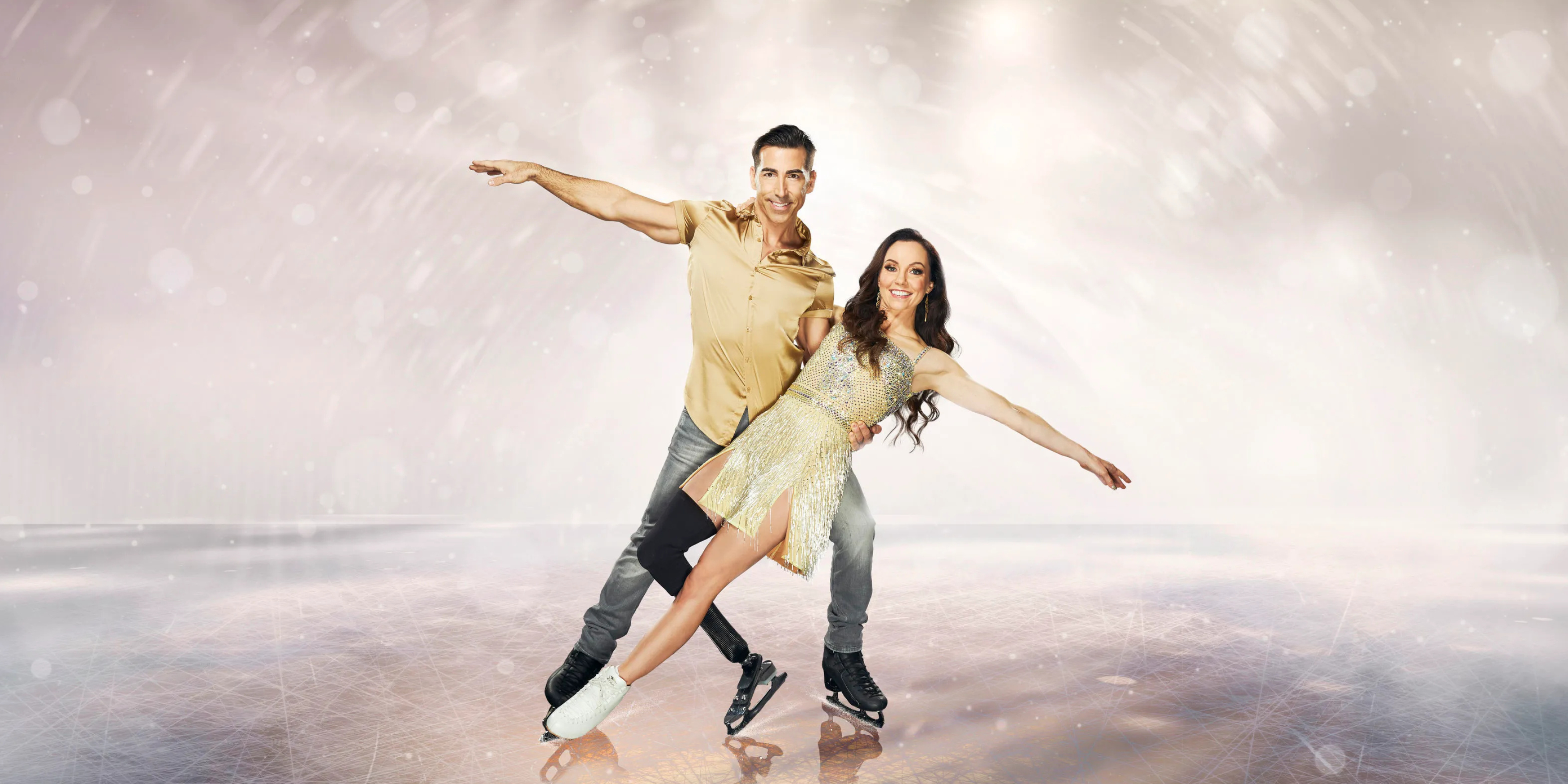 Ice Dancing, Andy Buchanan, Dancing on Ice, Pro dancer, 3500x1750 Dual Screen Desktop