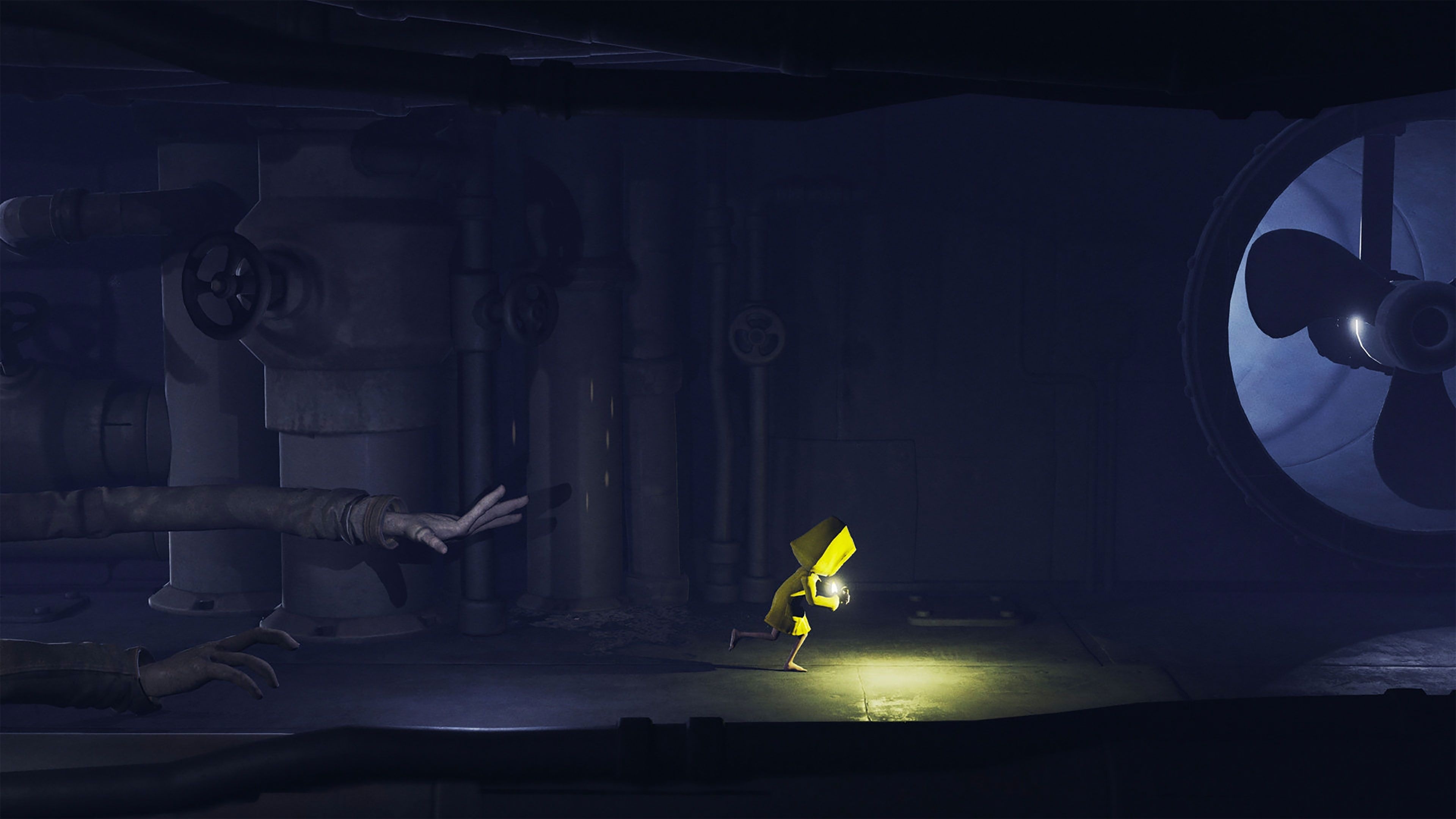 Platform Game, Little Nightmares, Creepy atmosphere, Puzzle-solving, 3840x2160 4K Desktop