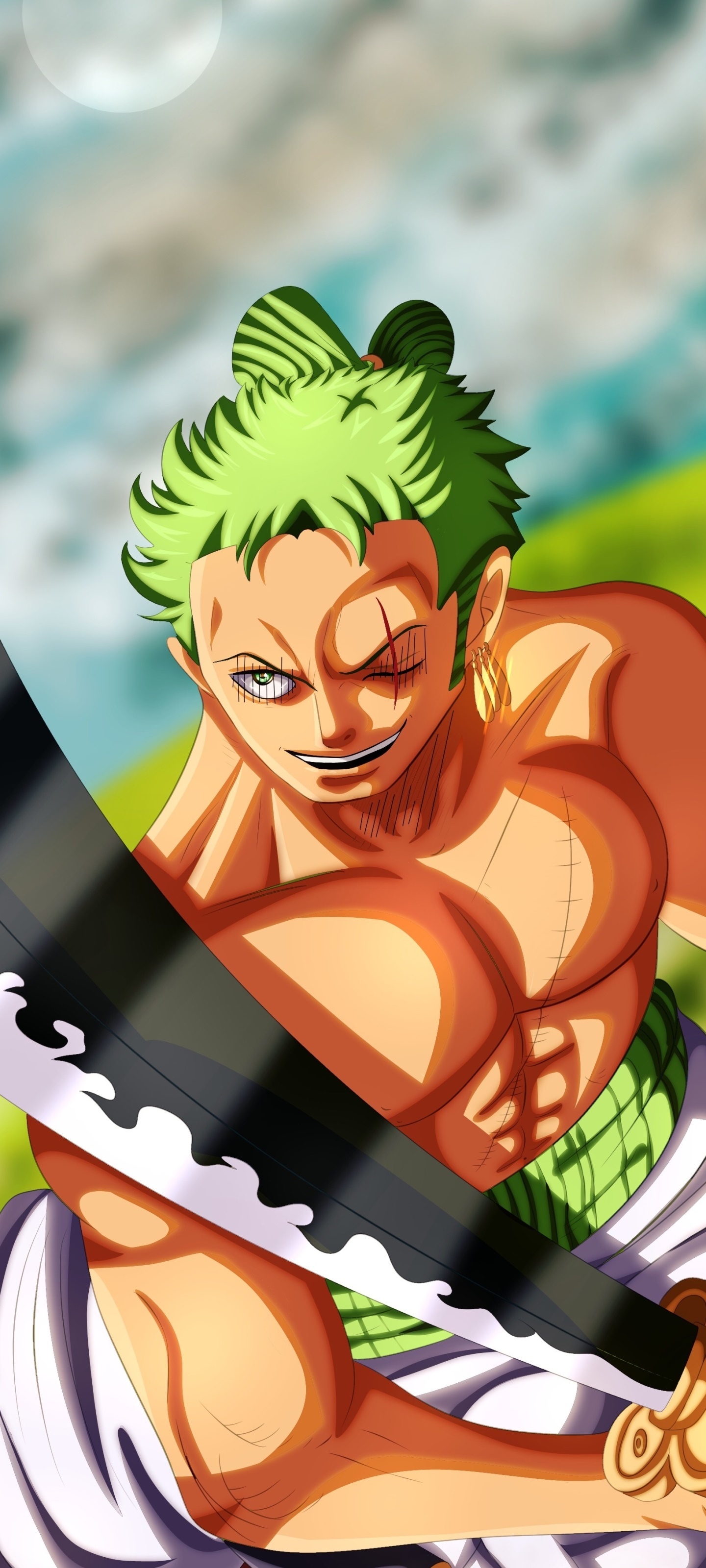 Roronoa Zoro, One Piece, Katana blade, HD Phone wallpaper