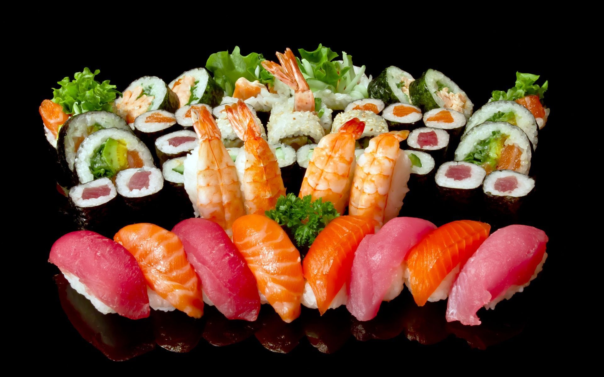 Artistic sushi display, Desktop masterpiece, Food photography, Culinary inspiration, 1920x1200 HD Desktop