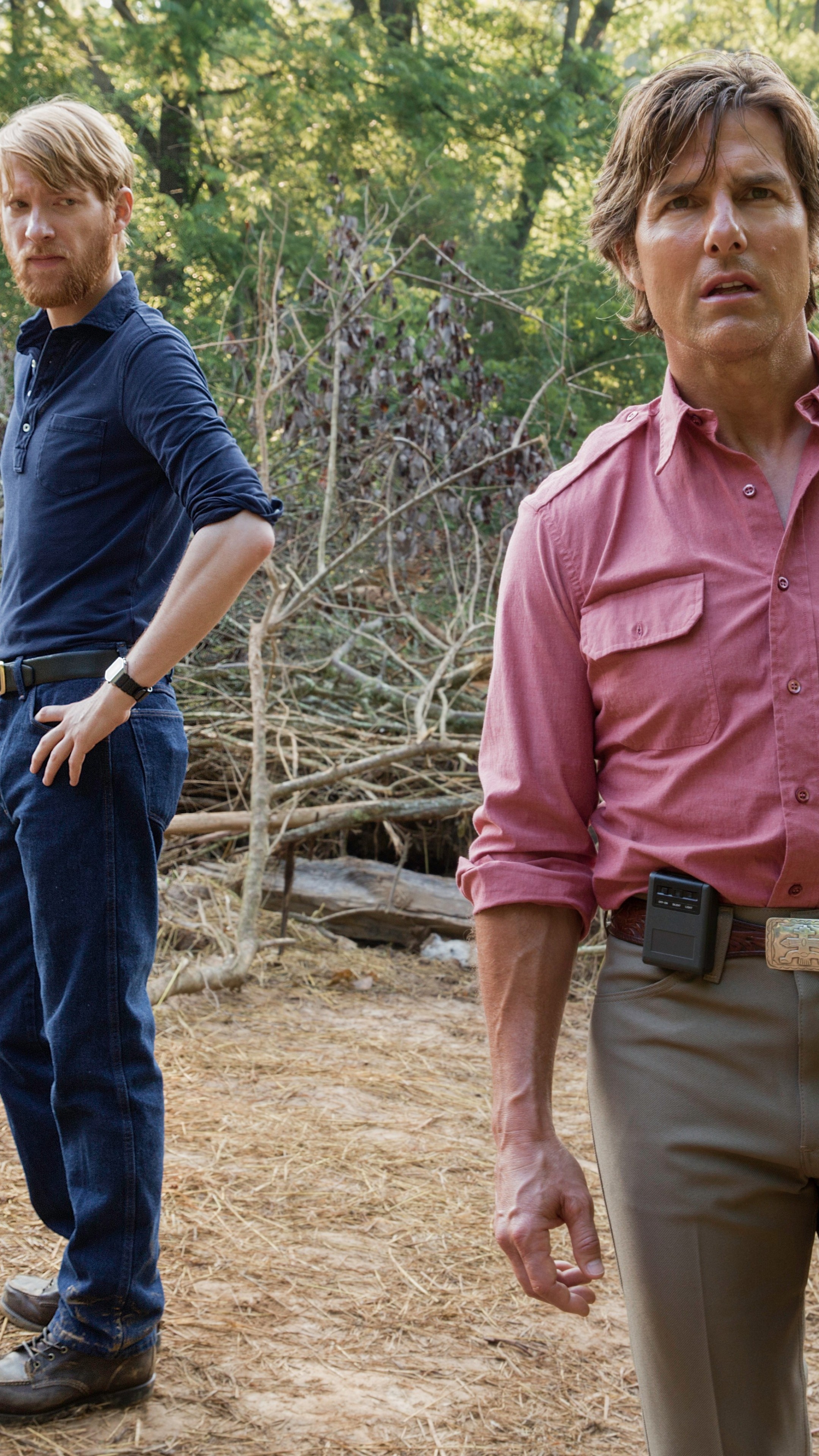 American Made, Tom Cruise movie, Exciting storyline, Domhnall Gleeson's character, 2160x3840 4K Phone