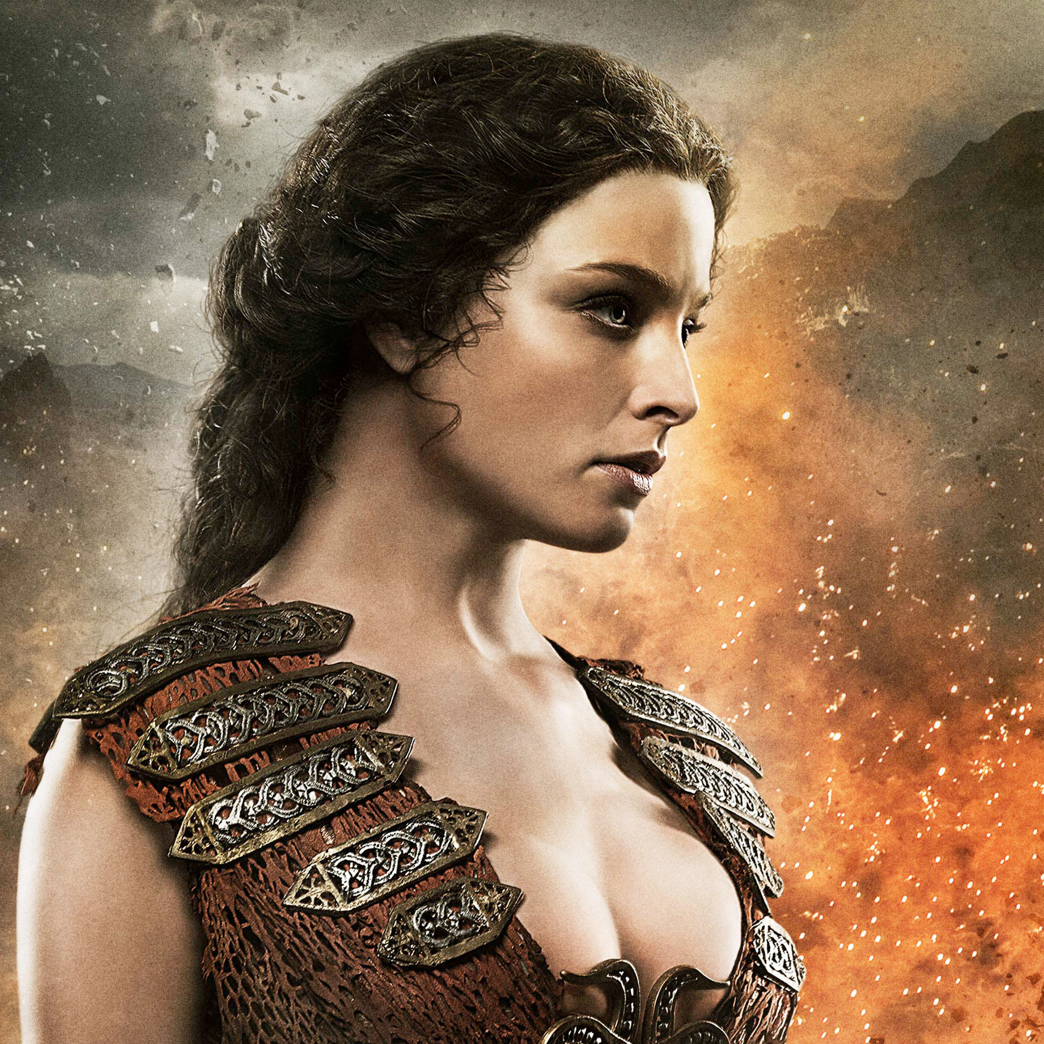 Conan the Barbarian movie, Rachel Nichols, iPad Air, HD wallpapers, 2050x2050 HD Phone
