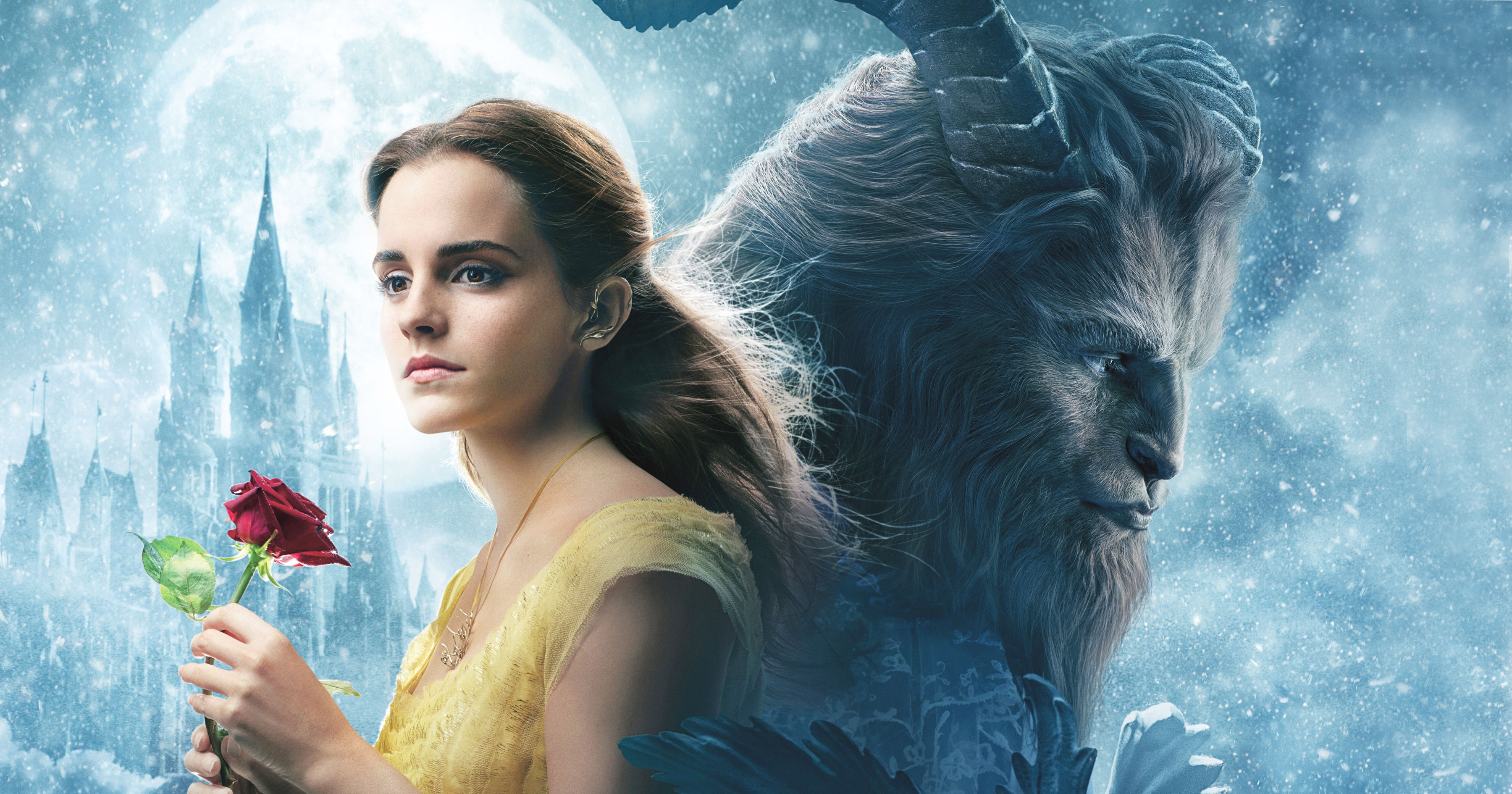 Disney fashion collaboration, Christopher Kane, Beauty and the Beast collection, Princess-inspired designs, 3600x1890 HD Desktop