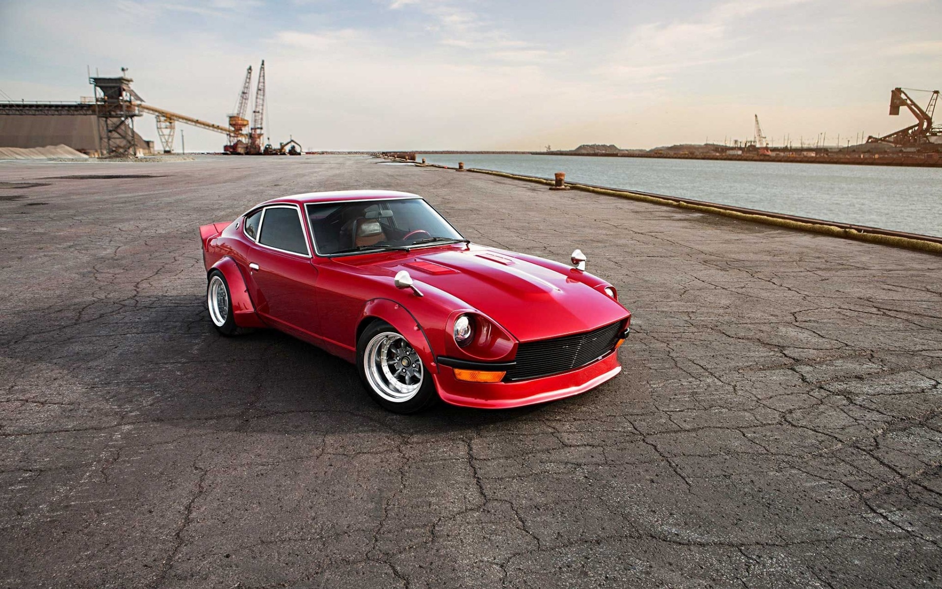 Nissan S30 1977 Datsun 280z, Retro sports car charm, High-resolution wallpapers, Car enthusiast's delight, 1920x1200 HD Desktop