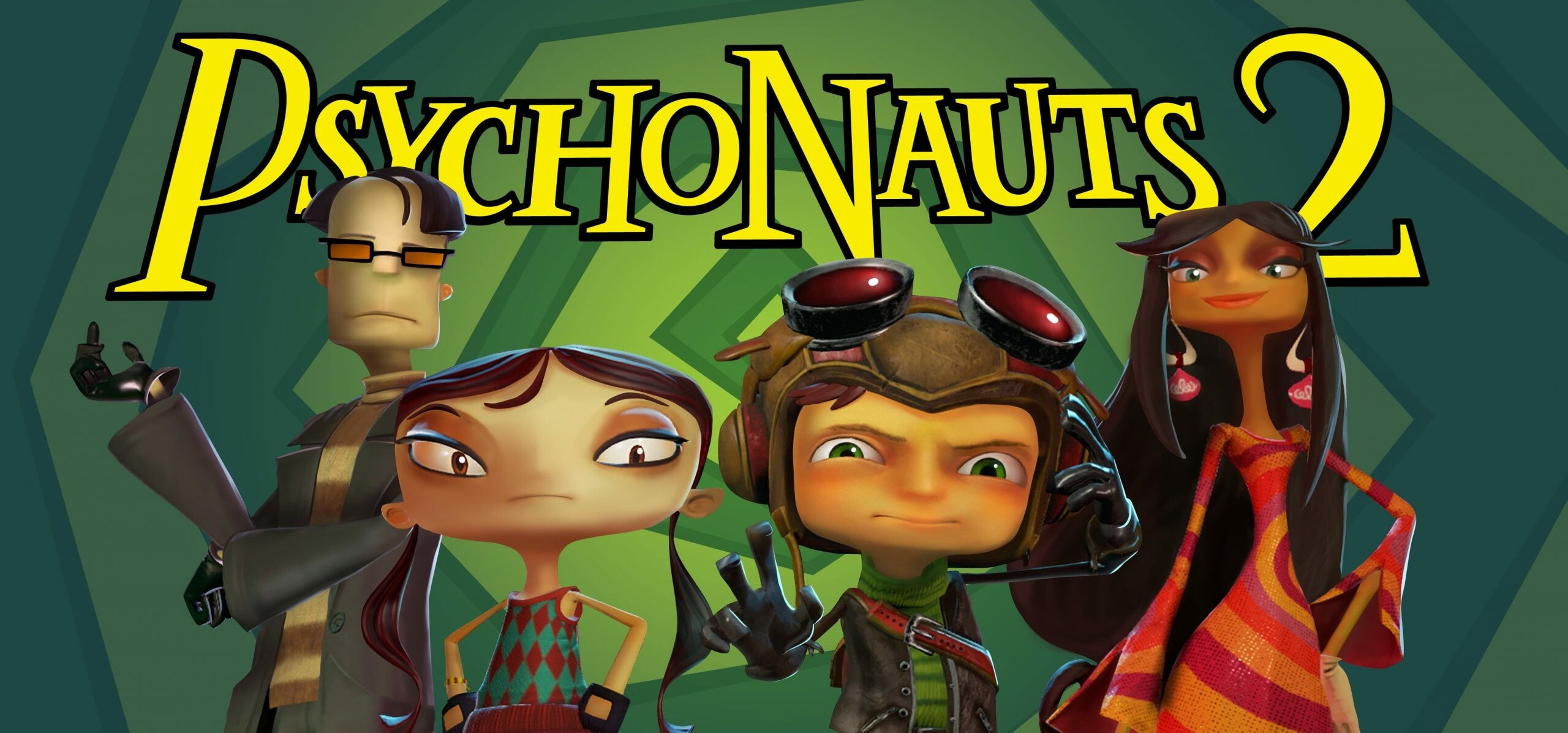 Psychonauts 2, HD wallpapers, Immersive visuals, Mind-bending platforming, 2560x1200 Dual Screen Desktop