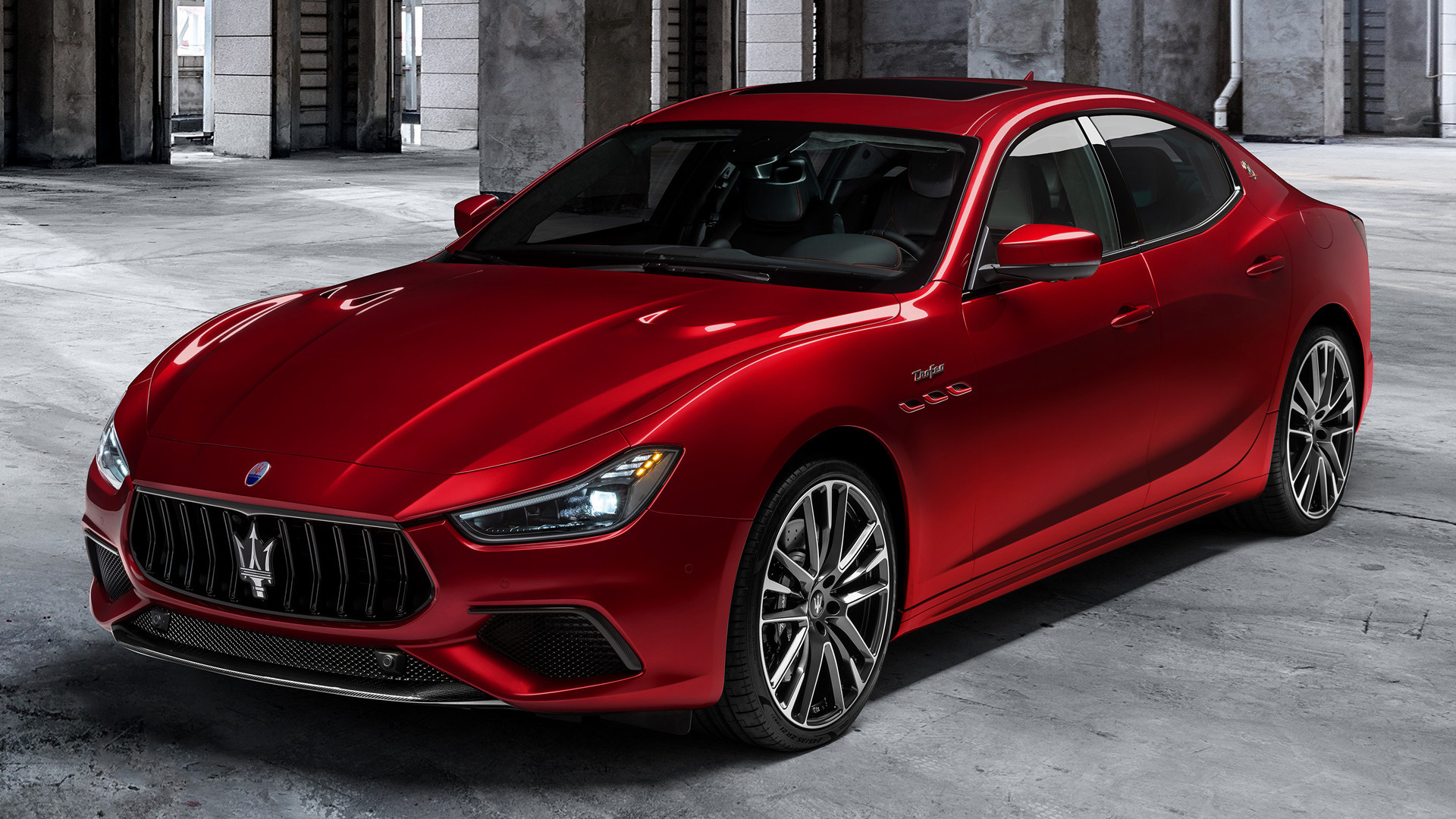 Maserati Ghibli, Trofeo edition, Luxury sedan, High performance, 1920x1080 Full HD Desktop