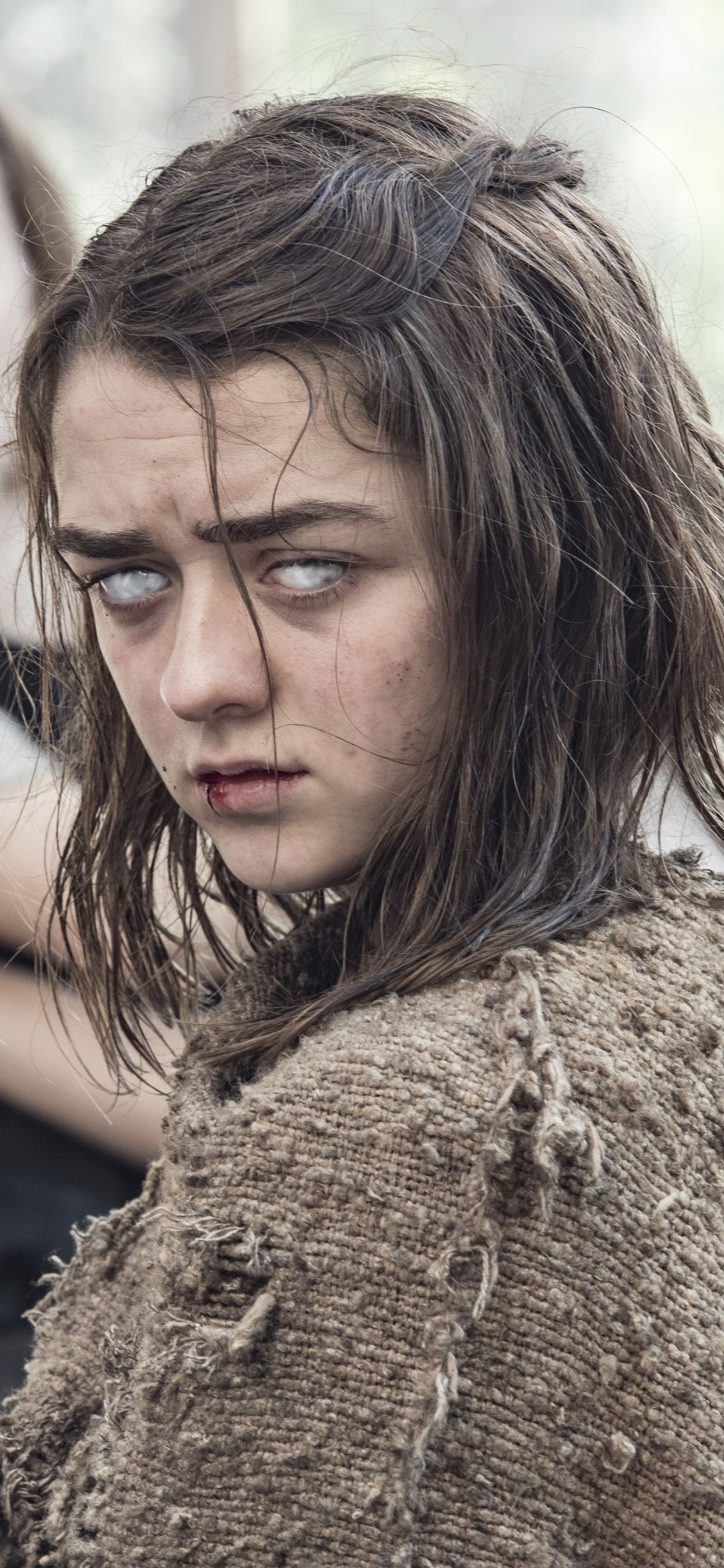 TV show, Arya Stark, Maisie Williams, Mobile wallpaper, 1250x2690 HD Phone