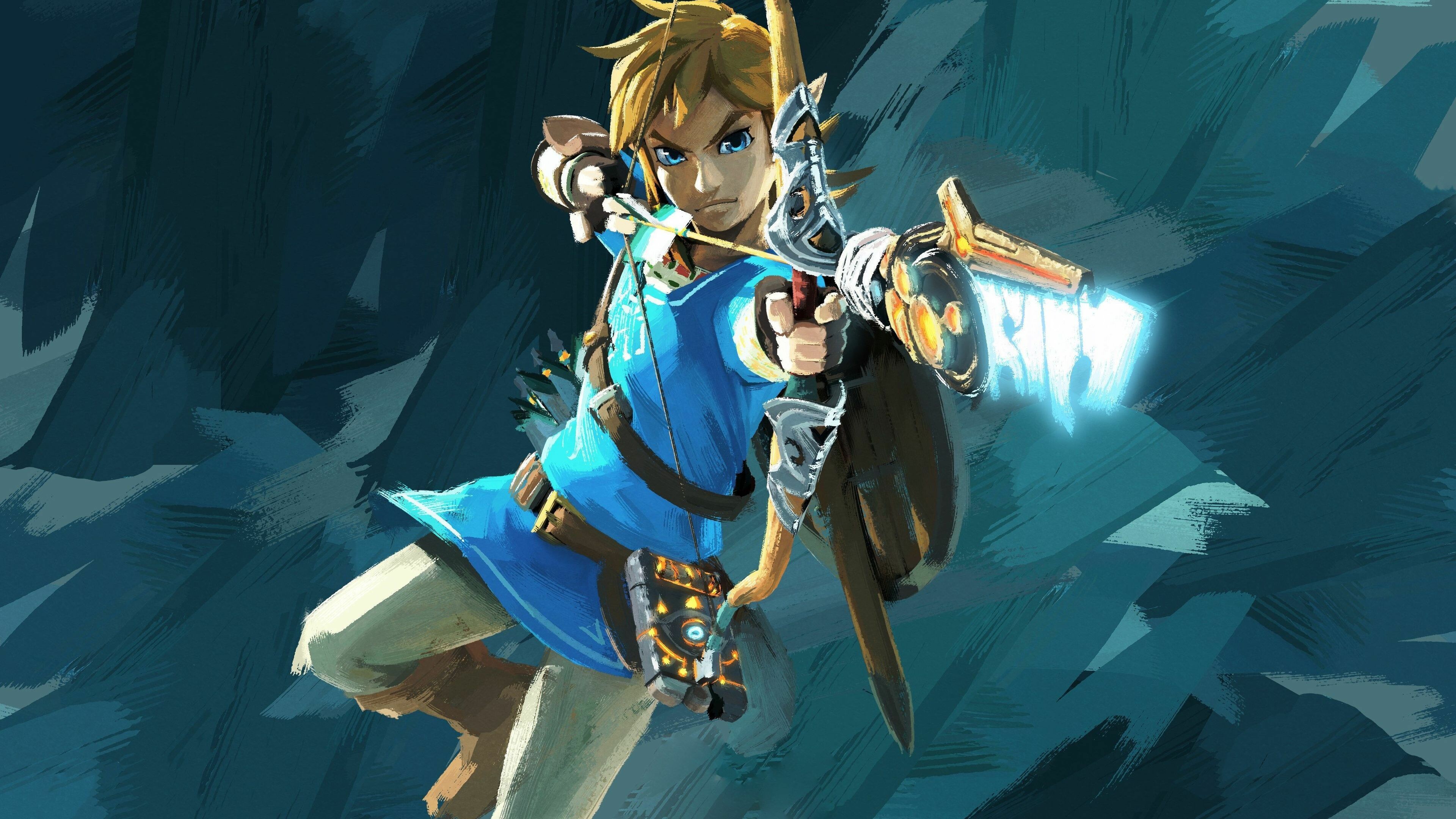 The Legend of Zelda, Link wallpapers, Hero of Hyrule, Nostalgic artwork, 3840x2160 4K Desktop