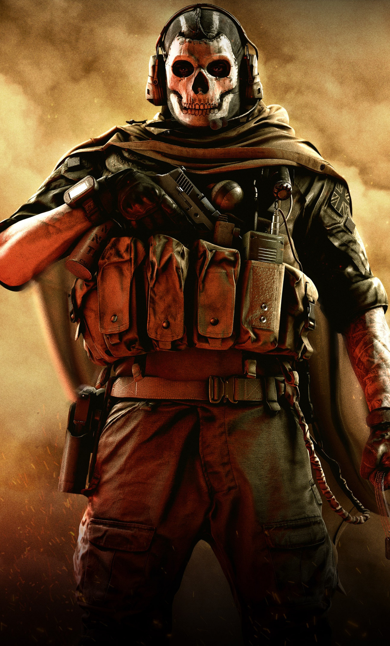 Simon "Ghost" Riley, Skull faceplate mask, Military tactical gear, HD Phone wallpaper