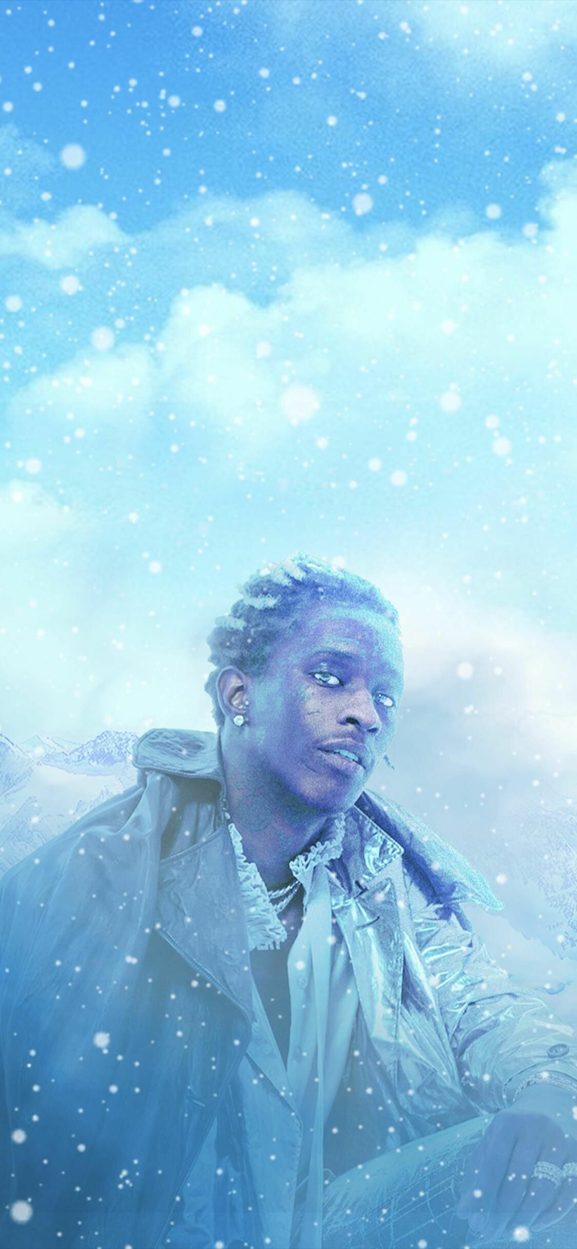 Young Thug, Concept art wallpaper, Rap aesthetic, Hype vibes, 1130x2440 HD Phone