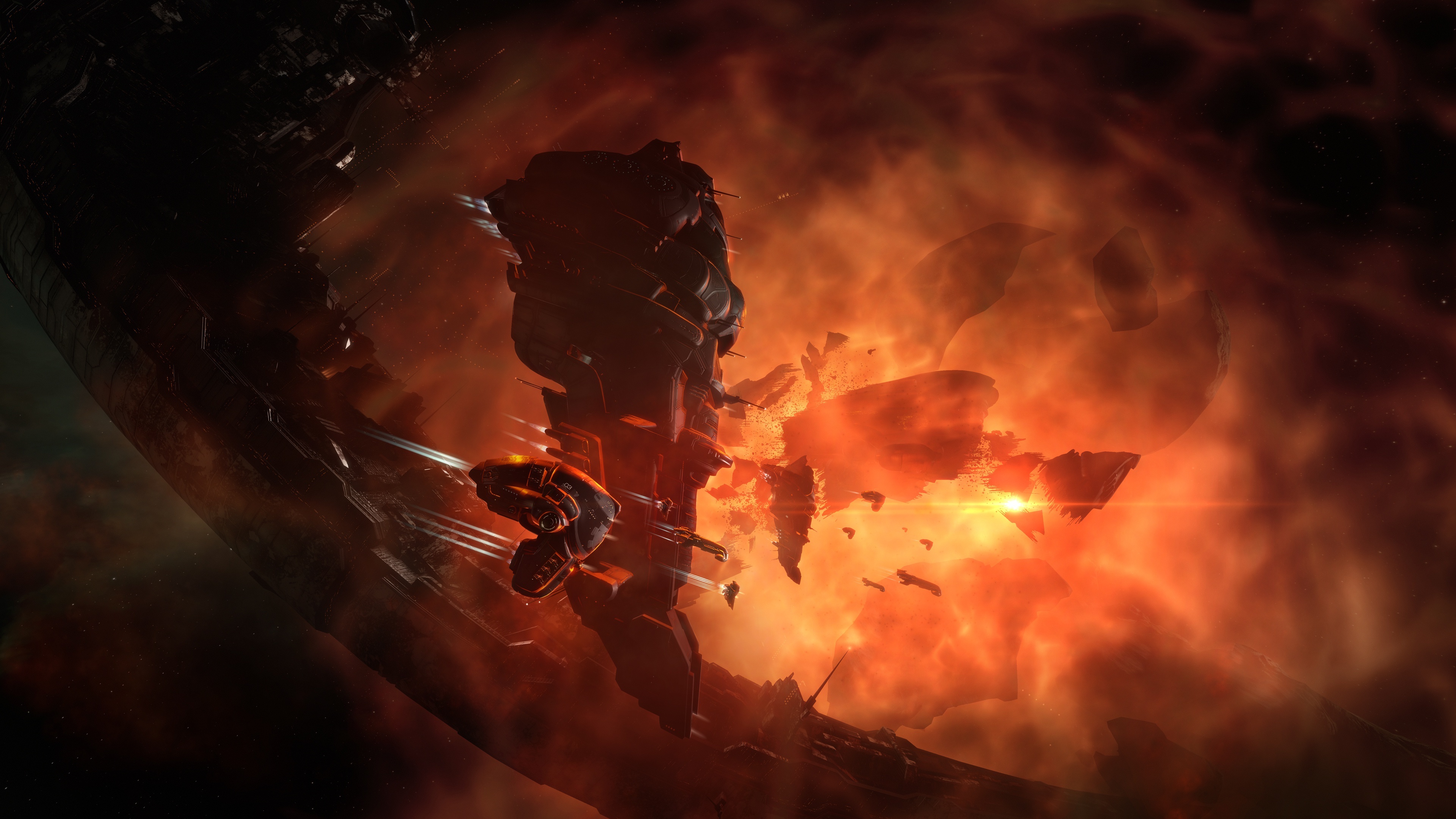 EVE Online, 4K ultra wallpaper, High resolution, Futuristic, 3840x2160 4K Desktop
