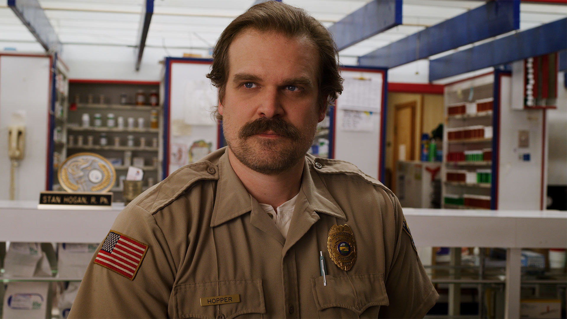 David Harbour, Movies, Season 4, Stranger Things, 1920x1080 Full HD Desktop