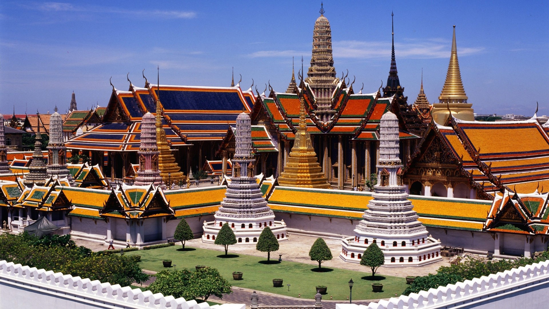 Historical treasure, Grand Palace Bangkok, Architectural marvel, Royal heritage, 1920x1080 Full HD Desktop