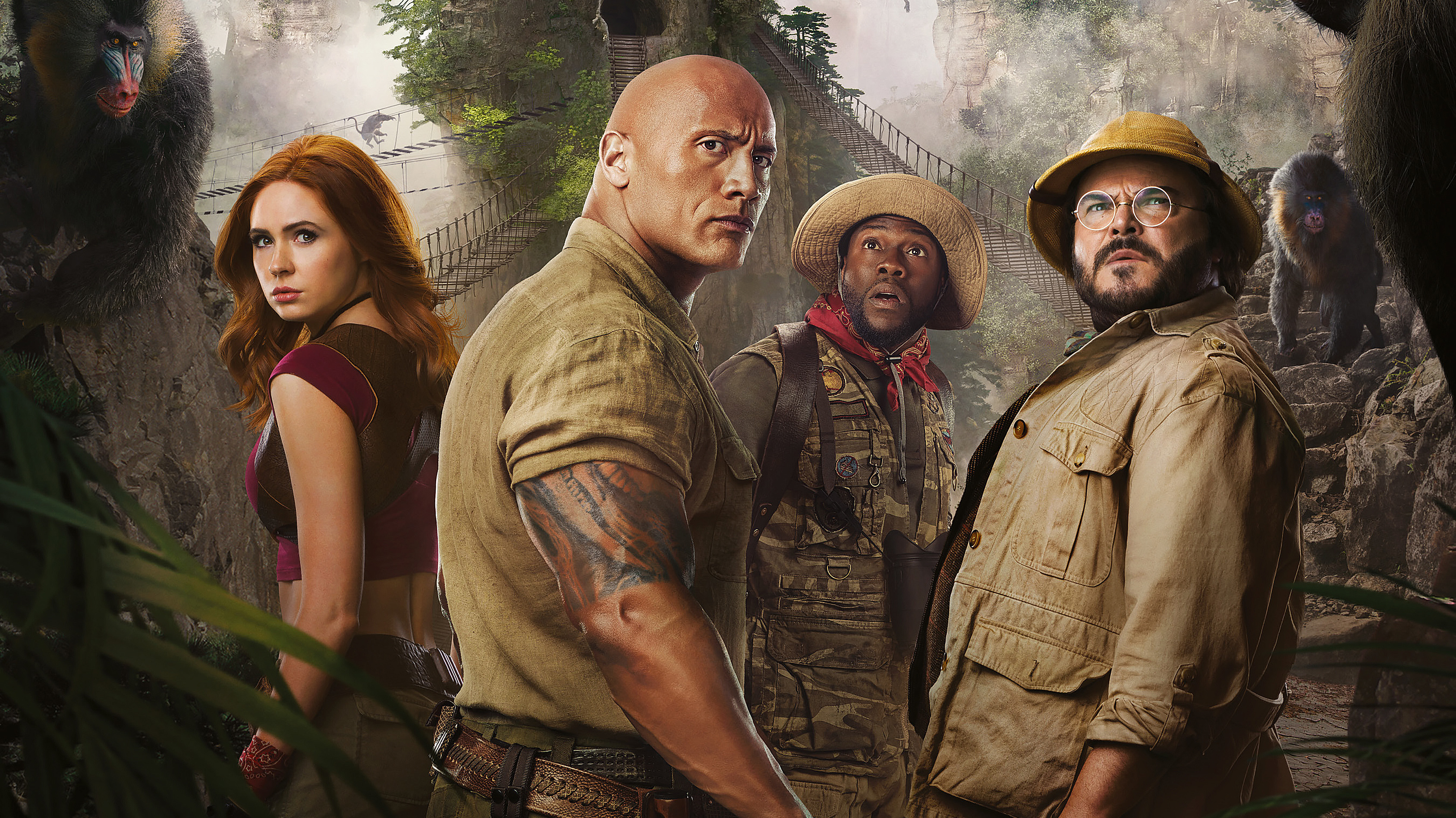 Jumanji: The Next Level, HD Wallpaper, High Quality, Action Movie, 3380x1900 HD Desktop