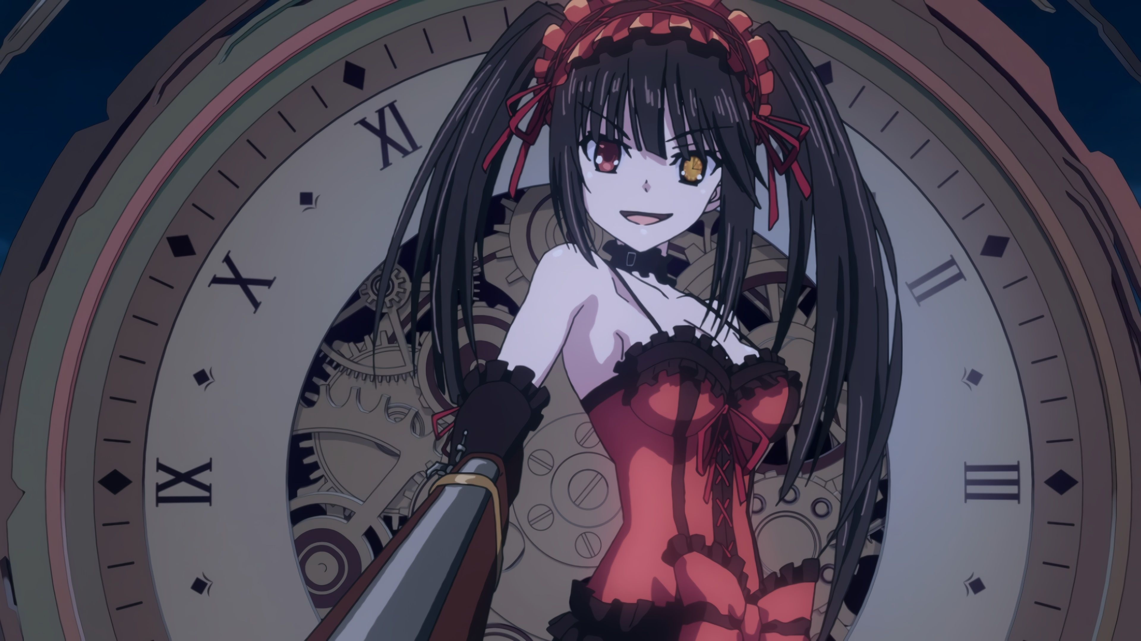 Date A Live, Colorful artwork, Romantic encounters, Engaging storyline, 3840x2160 4K Desktop