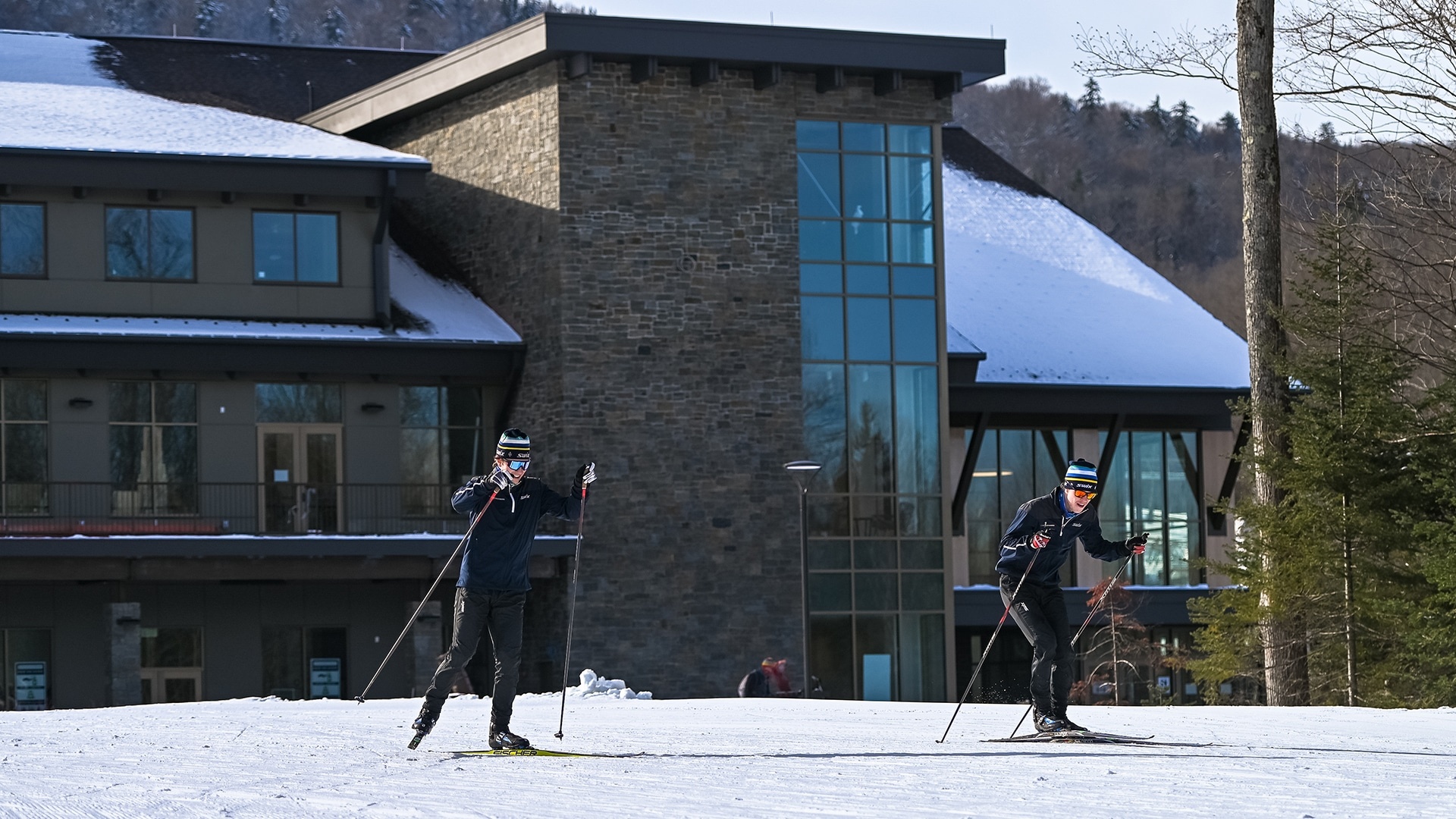 Cross-country skiing, Biathlon Lake Placid, World university games, Nordic skiing, 1920x1080 Full HD Desktop