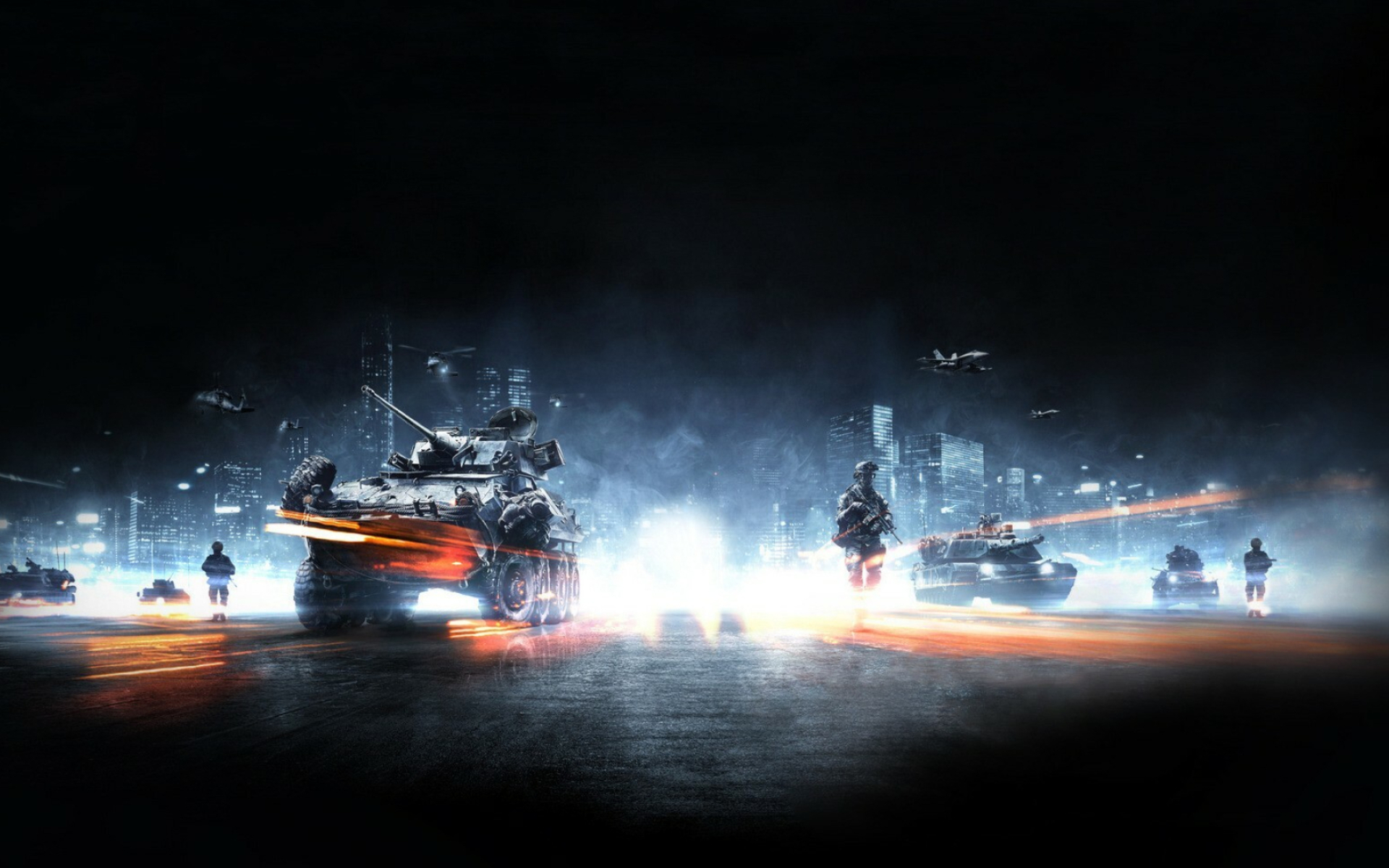 Battlefield 3, Video game wallpaper, Explosive combat, Intense warfare, 1920x1200 HD Desktop