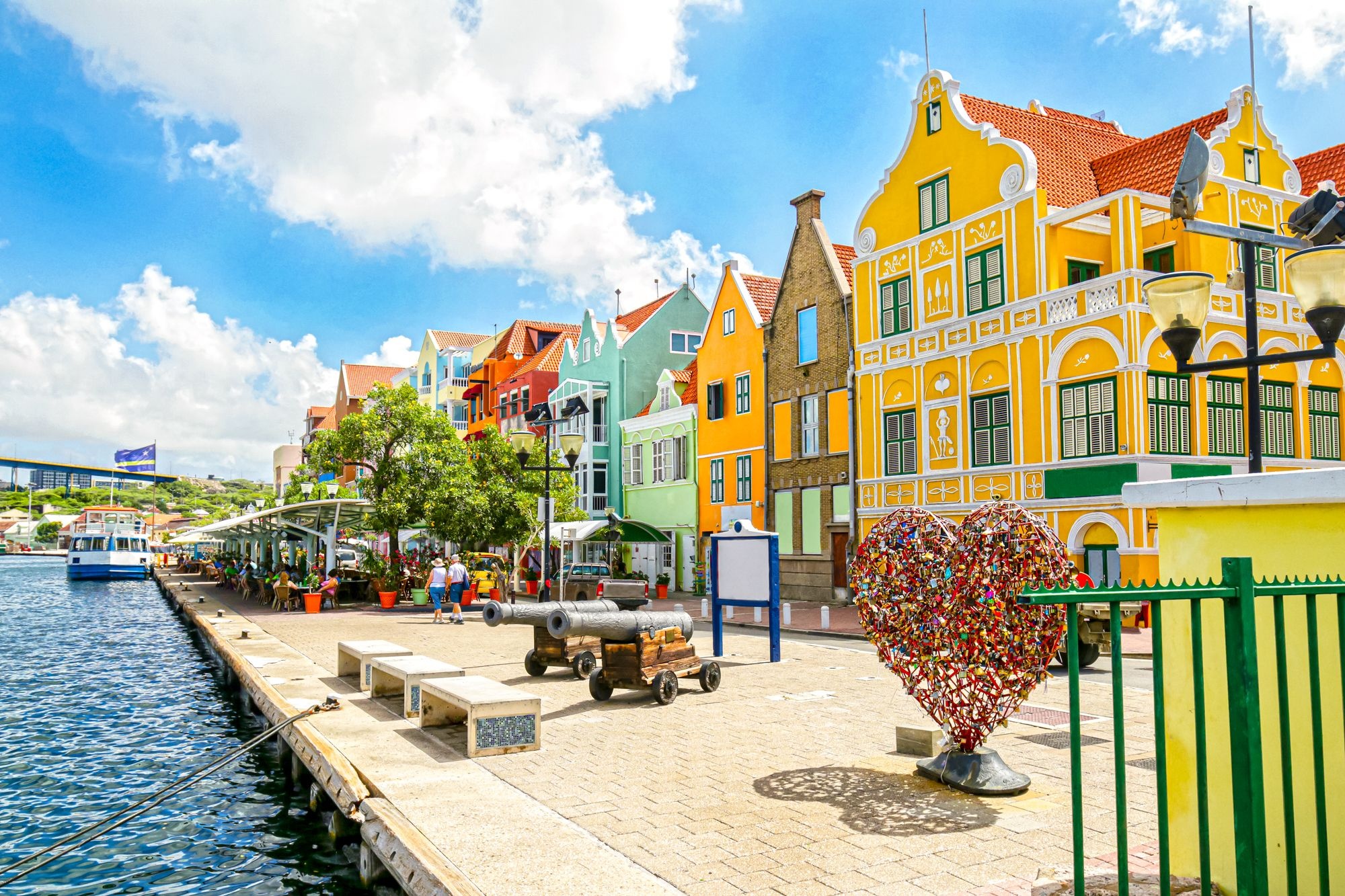 Paradise awaits, Sandals, Candy colored houses, Caribbean island, 2000x1340 HD Desktop