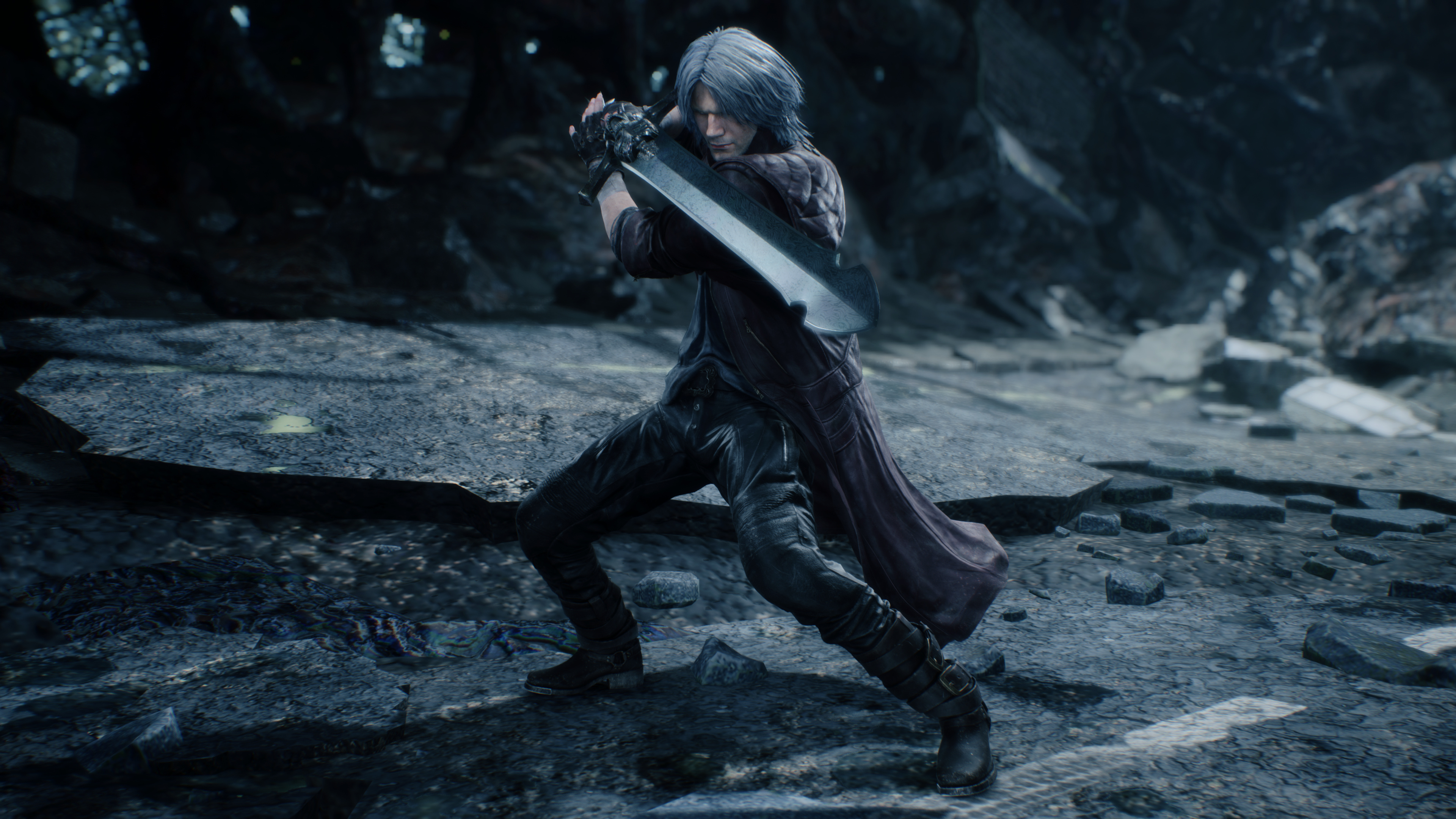Dante, Rebellion sword, Devil May Cry 5, 4K Desktop wallpaper