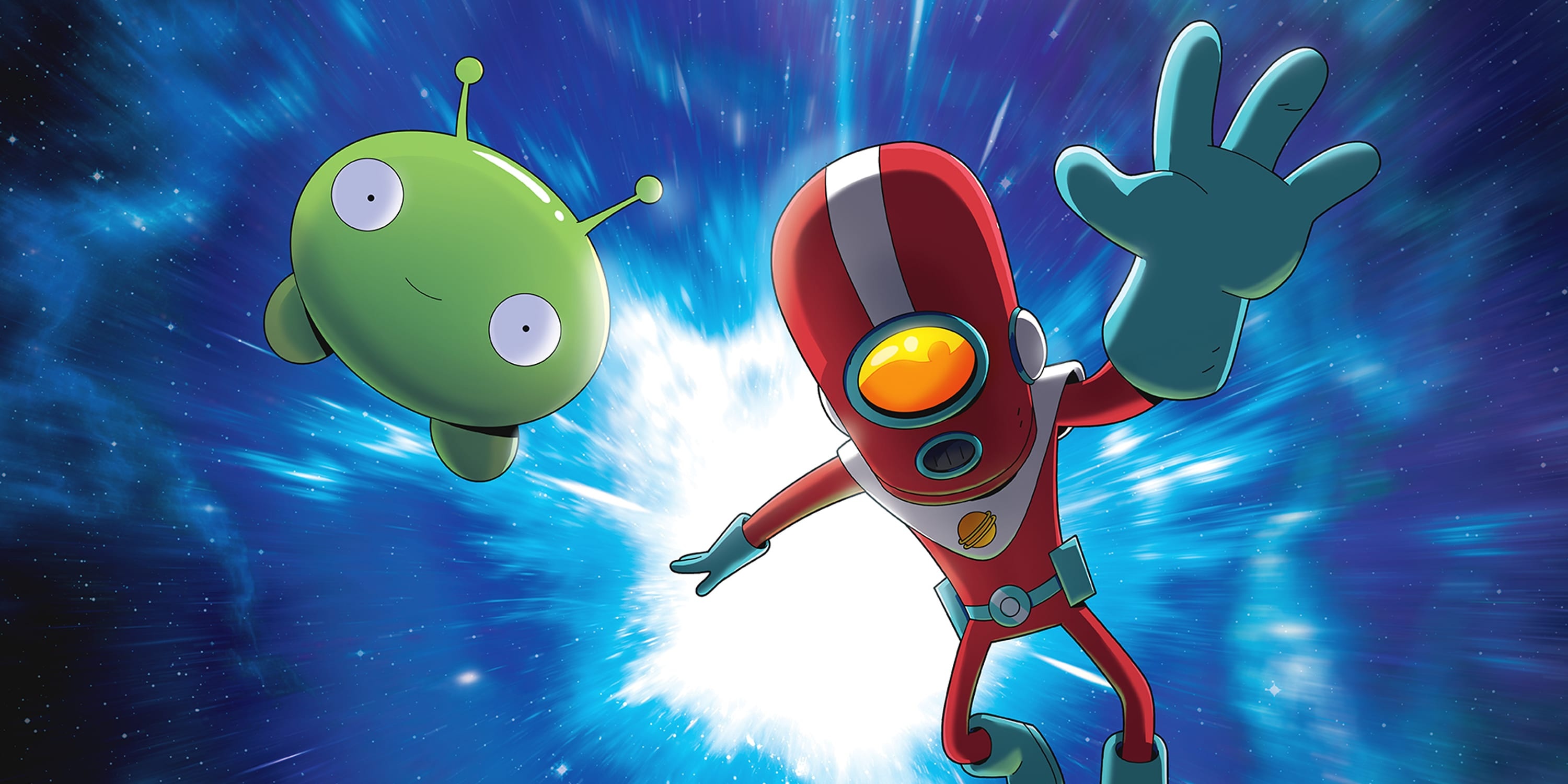 Final Space, Gary goodspeed, Mooncake, HD wallpaper, 3000x1500 Dual Screen Desktop