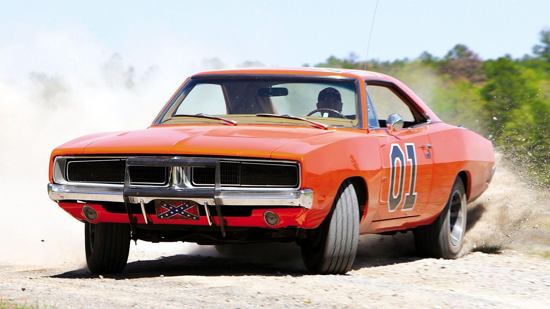 Controlled Drift, General Lee Car Wallpaper, 1920x1080 Full HD Desktop