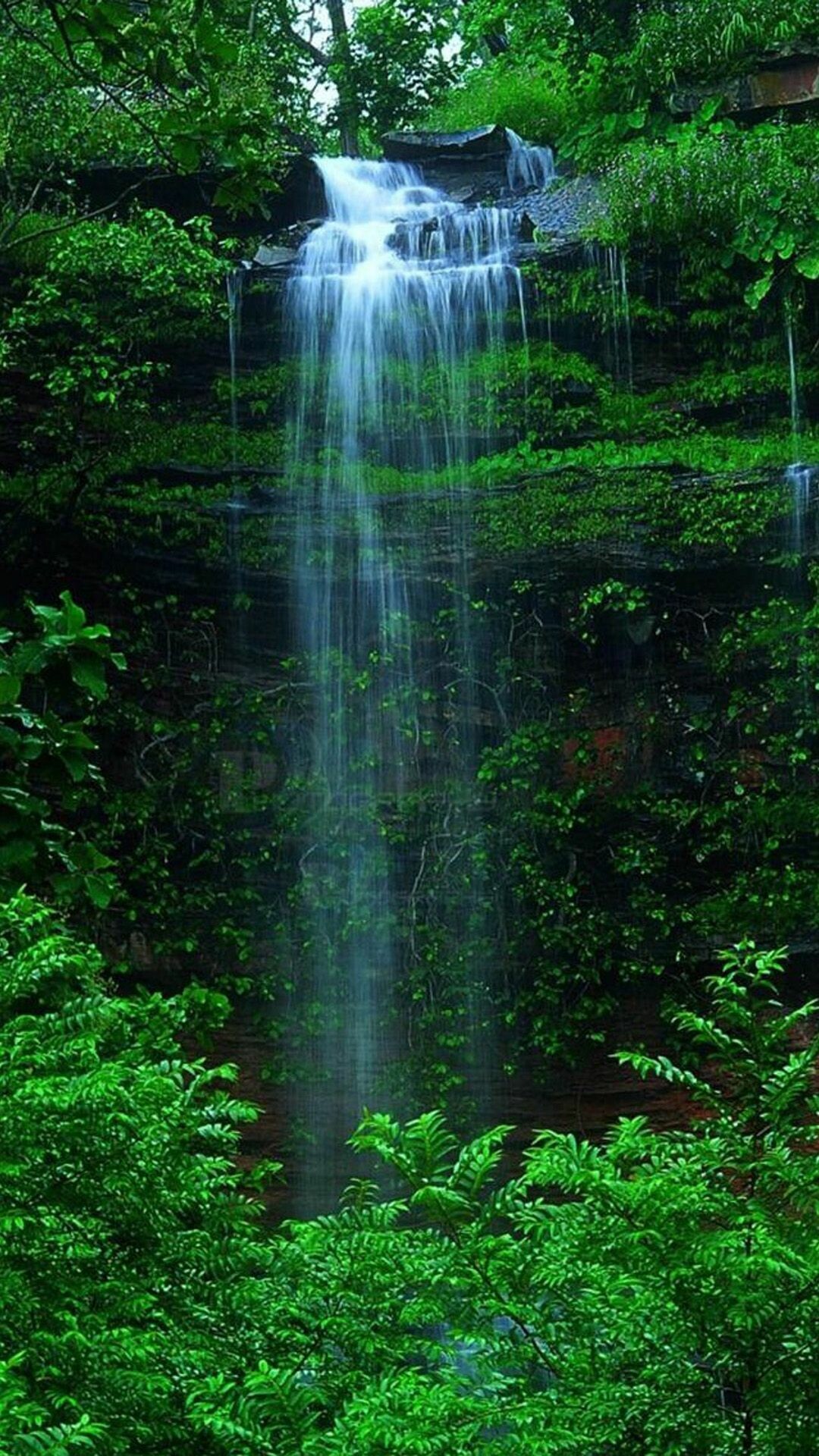 iPhone waterfall wallpapers, Stunning background, Captivating view, Nature's delight, 1080x1920 Full HD Phone