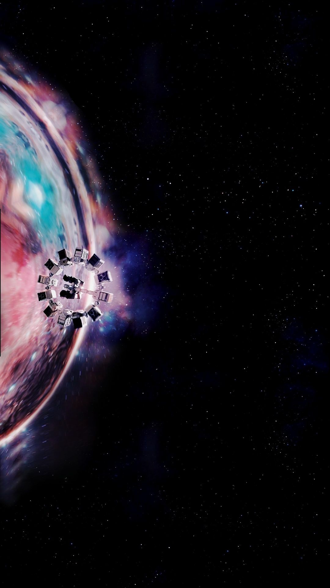Astrophysics enthusiast, Interstellar wormhole, Sci-fi inspiration, Artistic visualization, 1080x1920 Full HD Phone