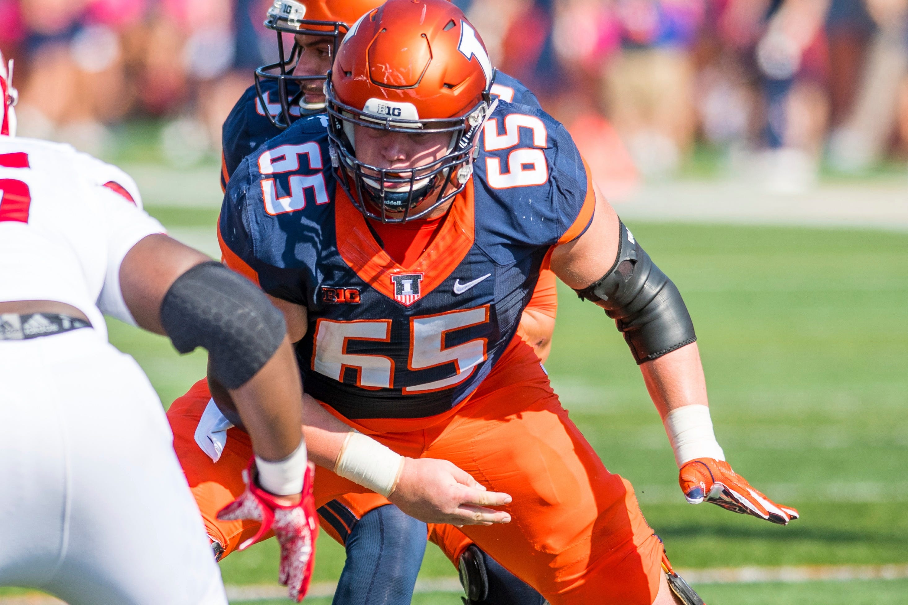 Doug Kramer Jr., Illinois Fighting Illini Football Wallpaper, 2930x1960 HD Desktop