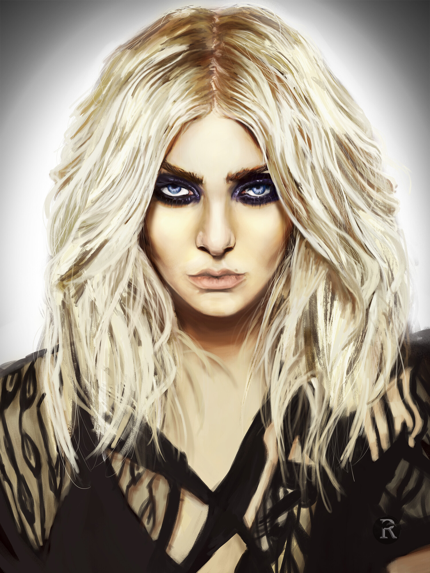 Taylor Momsen, ArtStation, The Pretty Reckless, 1500x2000 HD Phone