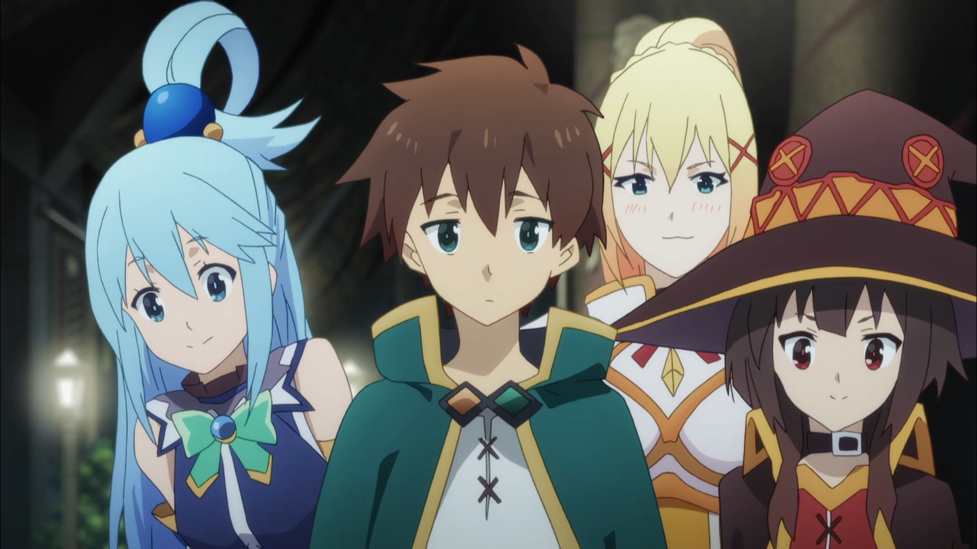 KonoSuba, God's Blessing, Wonderful World, Sordid Cinema, 1920x1080 Full HD Desktop