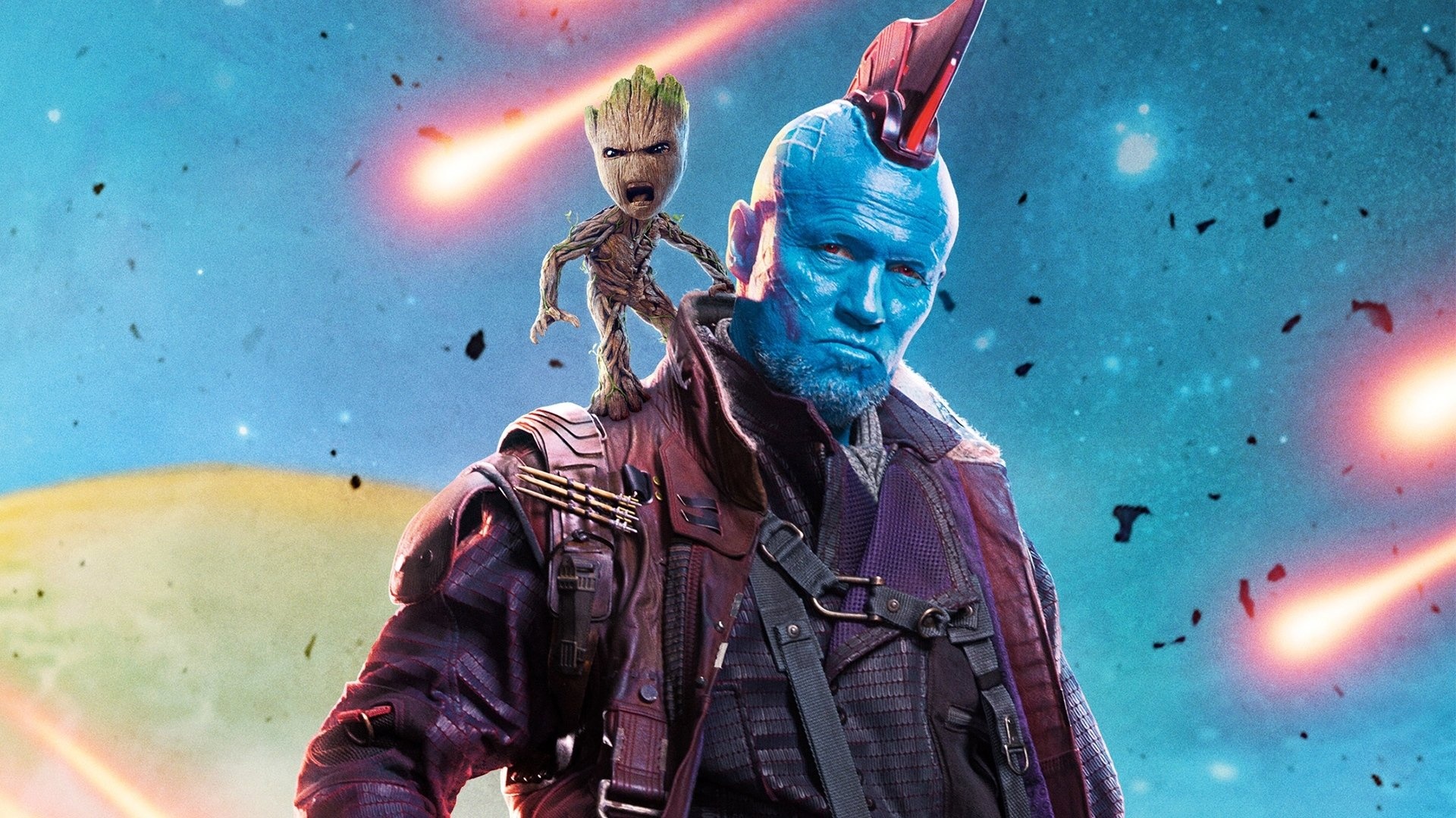 Michael Rooker, Movies, Yondu Udonta, Artwork, 1920x1080 Full HD Desktop